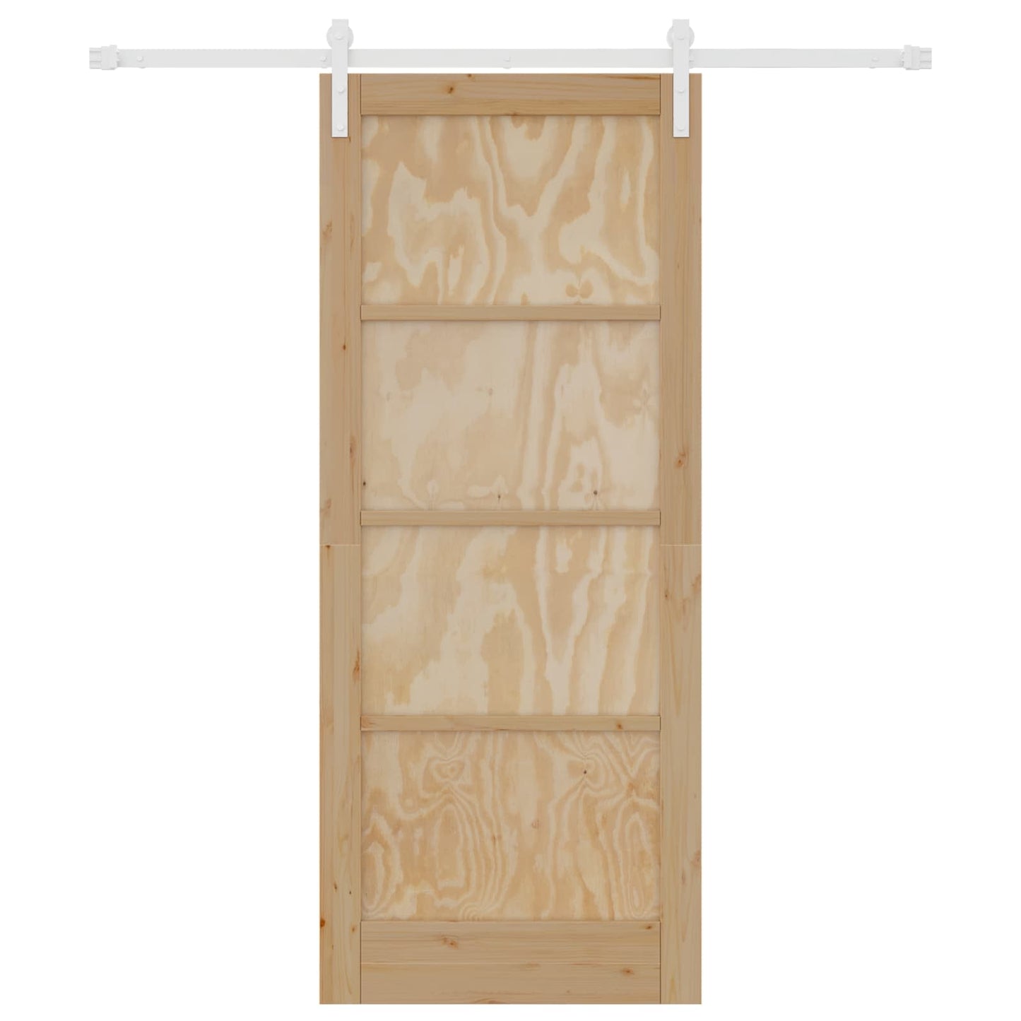 Schuifdeur Natuurlijk en Wit 83 x 202 cm Massief grenenhout is nu te koop bij PeponiXL, paradijselijk wonen!