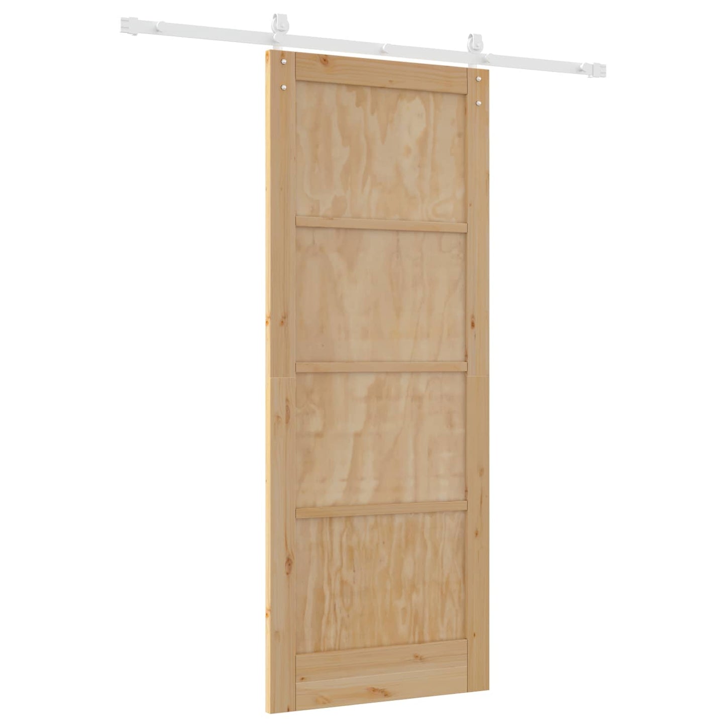 Schuifdeur Natuurlijk en Wit 83 x 211 cm Massief grenenhout is nu te koop bij PeponiXL, paradijselijk wonen!