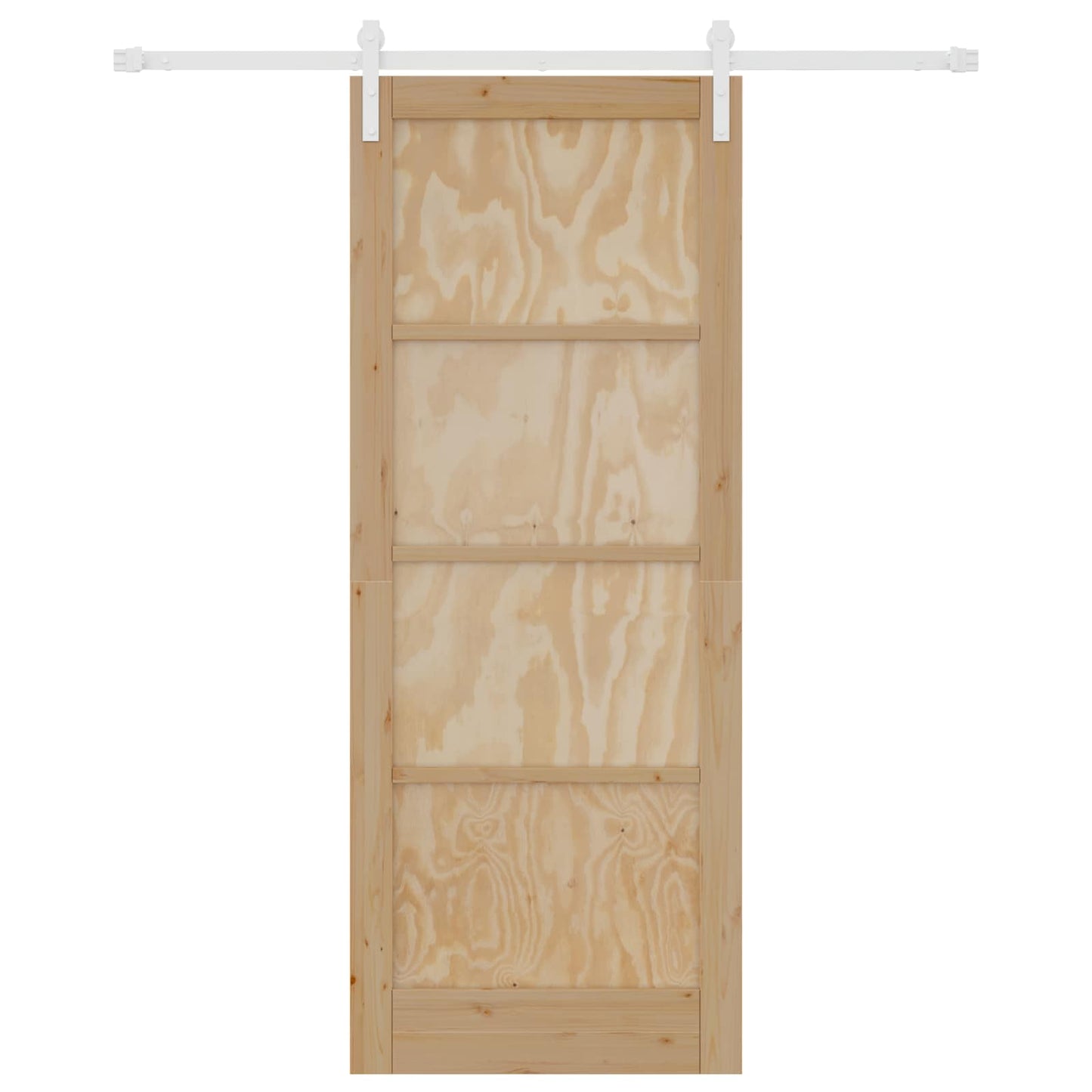 Schuifdeur Natuurlijk en Wit 83 x 211 cm Massief grenenhout is nu te koop bij PeponiXL, paradijselijk wonen!