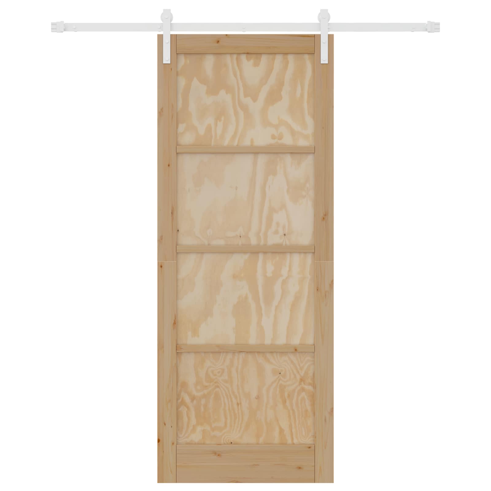 Schuifdeur Natuurlijk en Wit 83 x 211 cm Massief grenenhout is nu te koop bij PeponiXL, paradijselijk wonen!