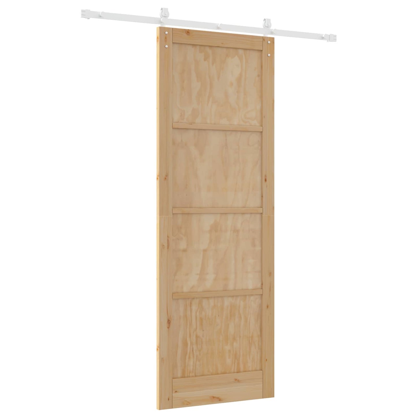 Schuifdeur Natuurlijk en Wit 83 x 232 cm Massief grenenhout is nu te koop bij PeponiXL, paradijselijk wonen!