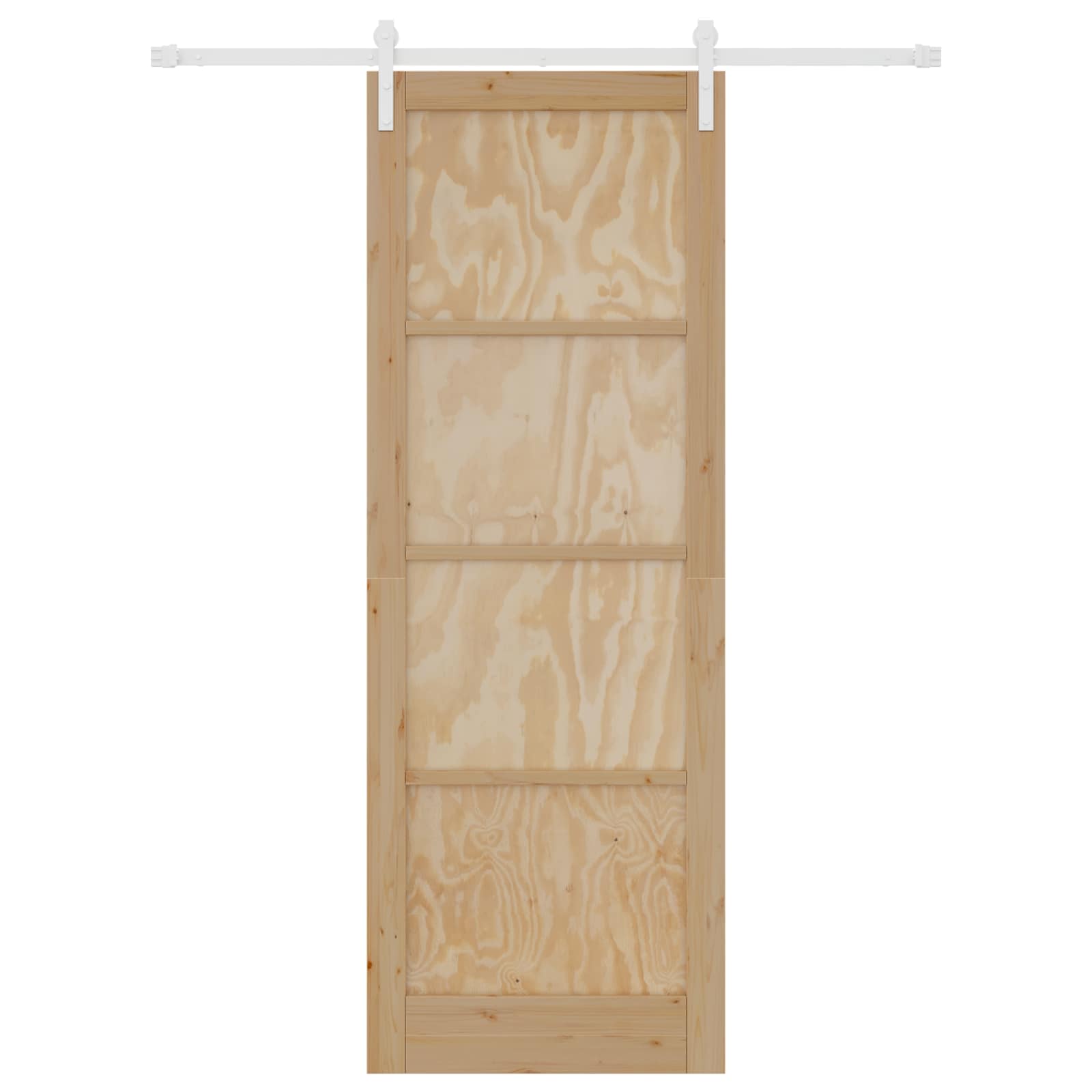 Schuifdeur Natuurlijk en Wit 83 x 232 cm Massief grenenhout is nu te koop bij PeponiXL, paradijselijk wonen!