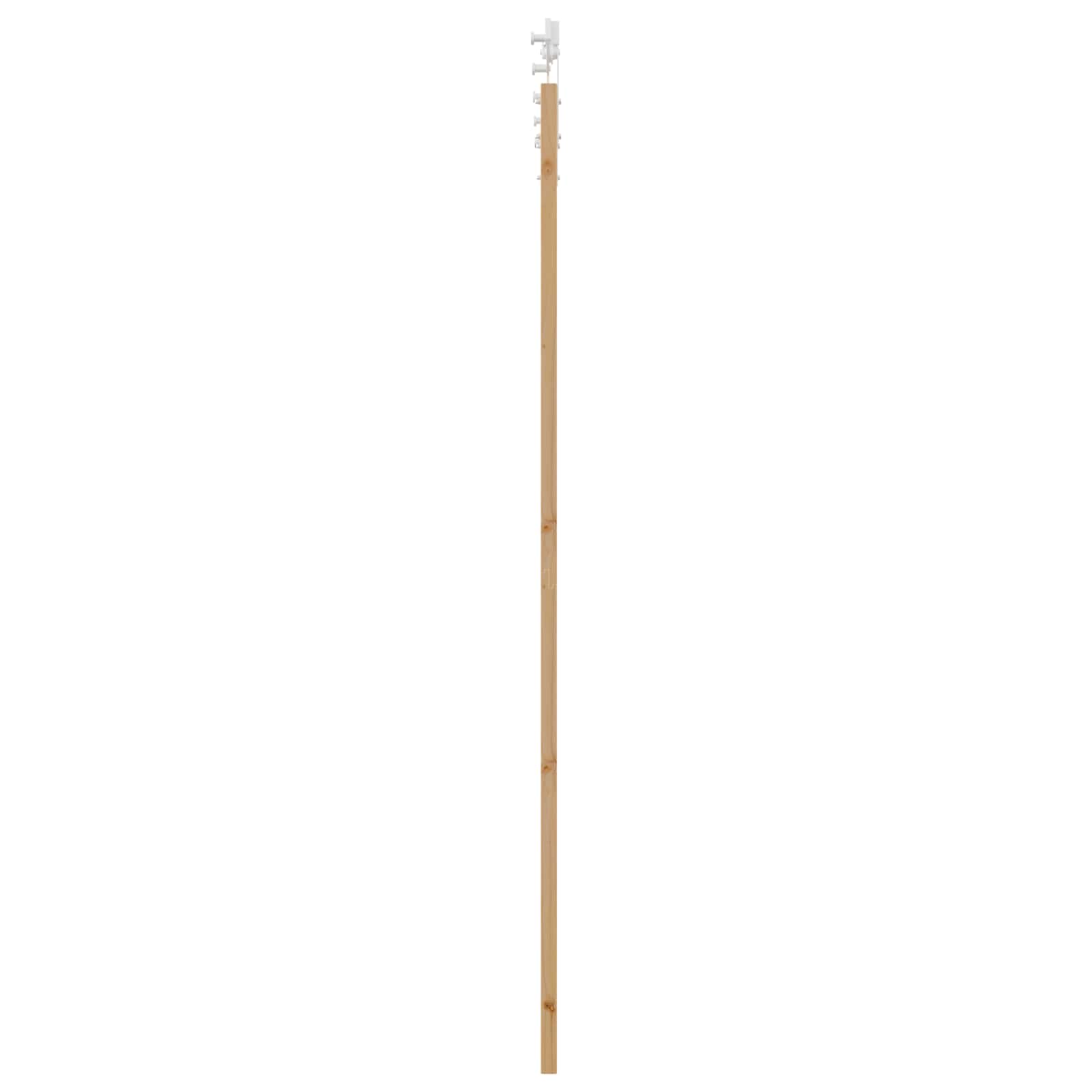 Schuifdeur Natuurlijk en Wit 83 x 232 cm Massief grenenhout is nu te koop bij PeponiXL, paradijselijk wonen!