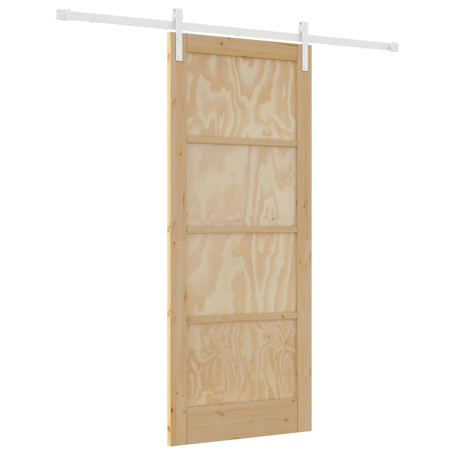 Schuifdeur Natuurlijk en Wit 83 x 202 cm Massief grenenhout is nu te koop bij PeponiXL, paradijselijk wonen!