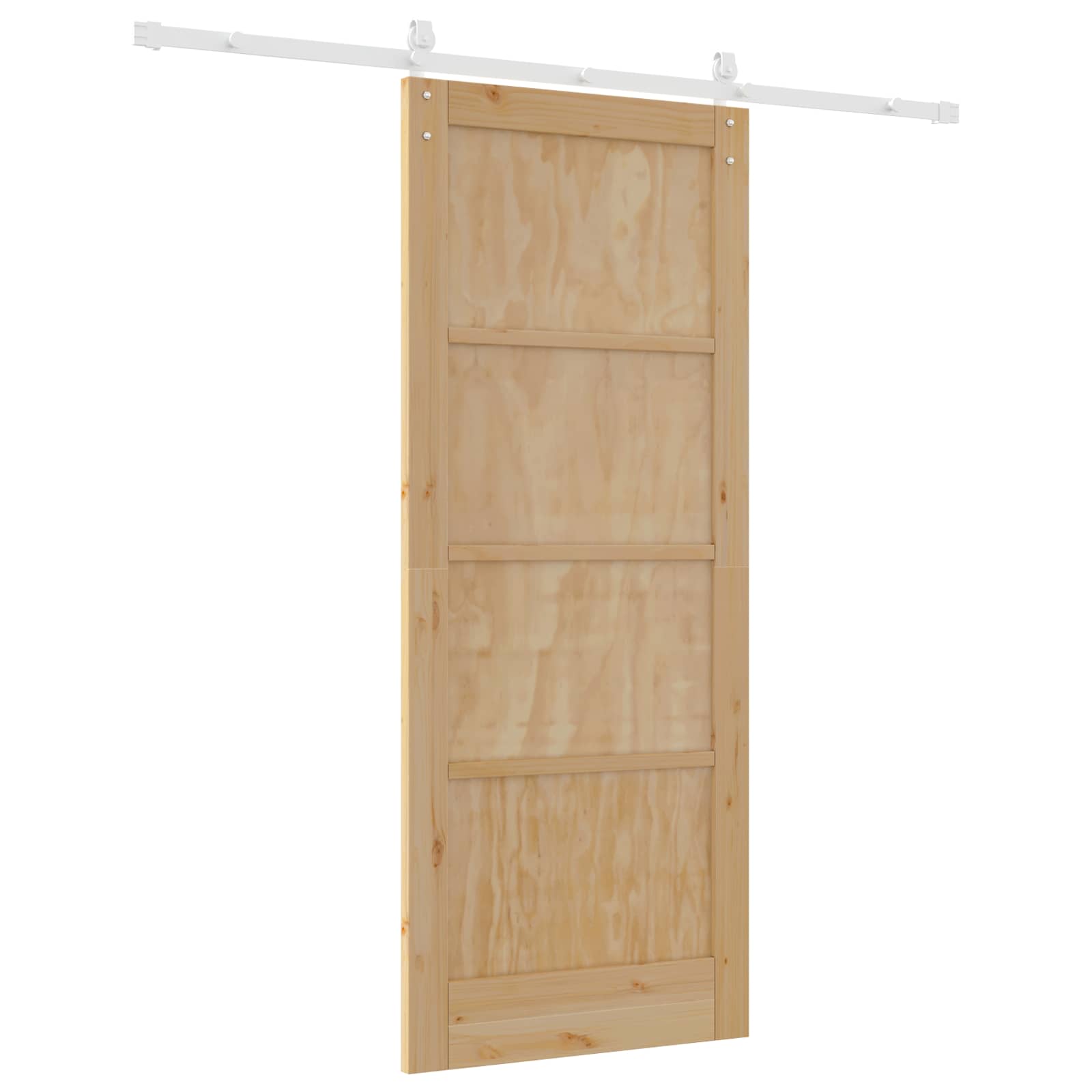 Schuifdeur Natuurlijk en Wit 83 x 202 cm Massief grenenhout is nu te koop bij PeponiXL, paradijselijk wonen!