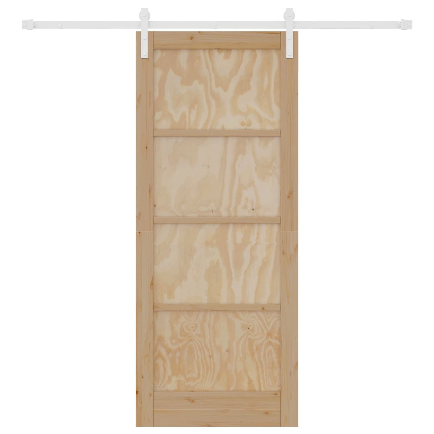 Schuifdeur Natuurlijk en Wit 83 x 202 cm Massief grenenhout is nu te koop bij PeponiXL, paradijselijk wonen!