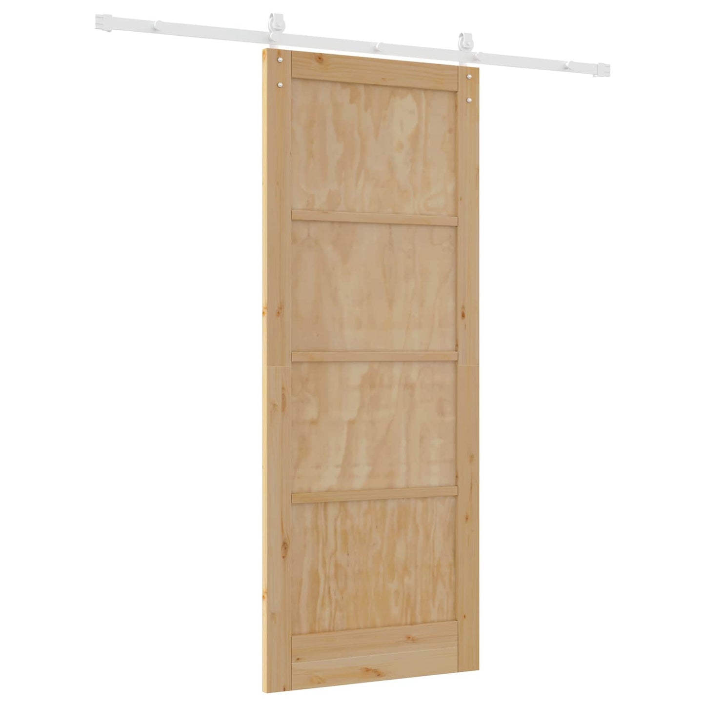 Schuifdeur Natuurlijk en Wit 83 x 211 cm Massief grenenhout is nu te koop bij PeponiXL, paradijselijk wonen!