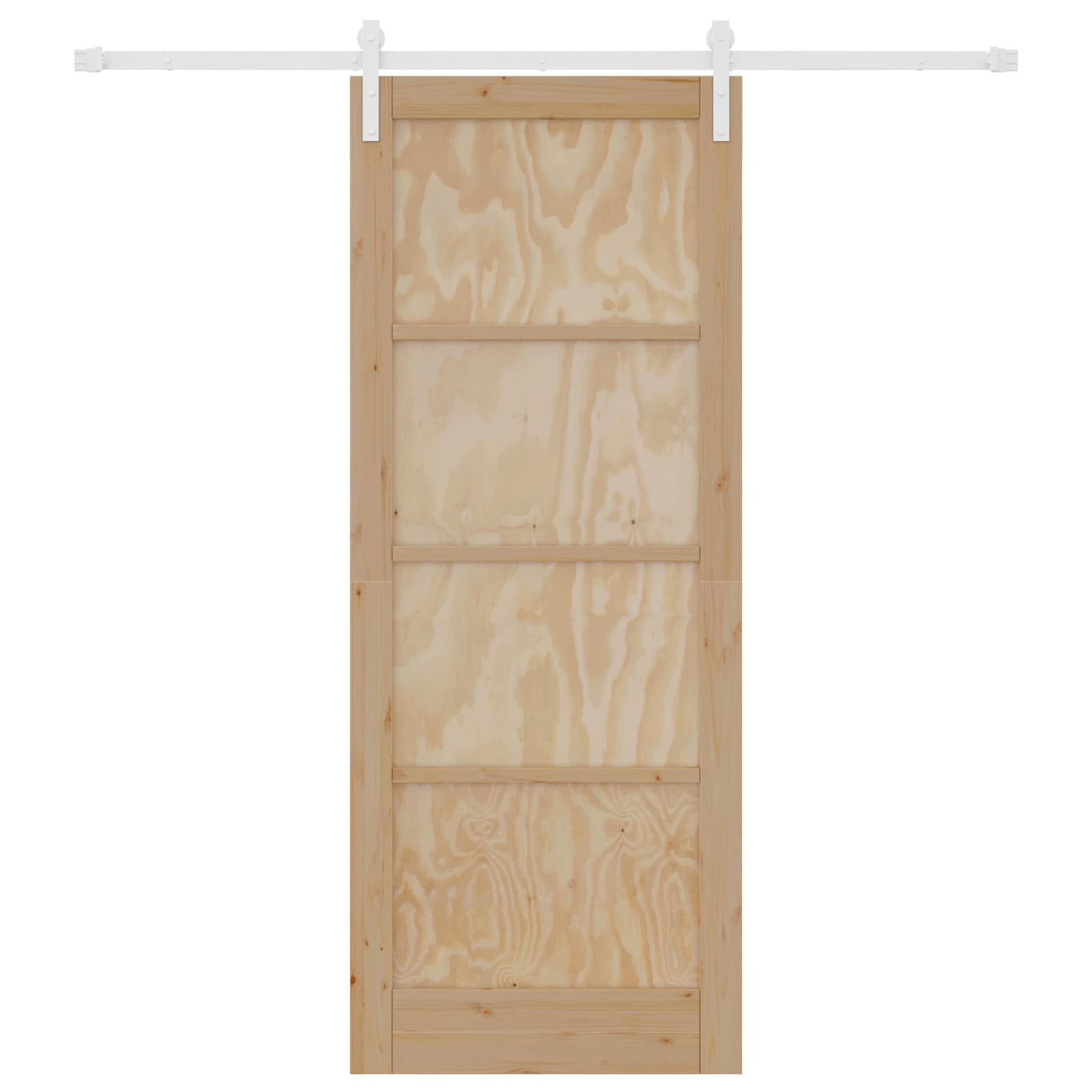 Schuifdeur Natuurlijk en Wit 83 x 211 cm Massief grenenhout is nu te koop bij PeponiXL, paradijselijk wonen!