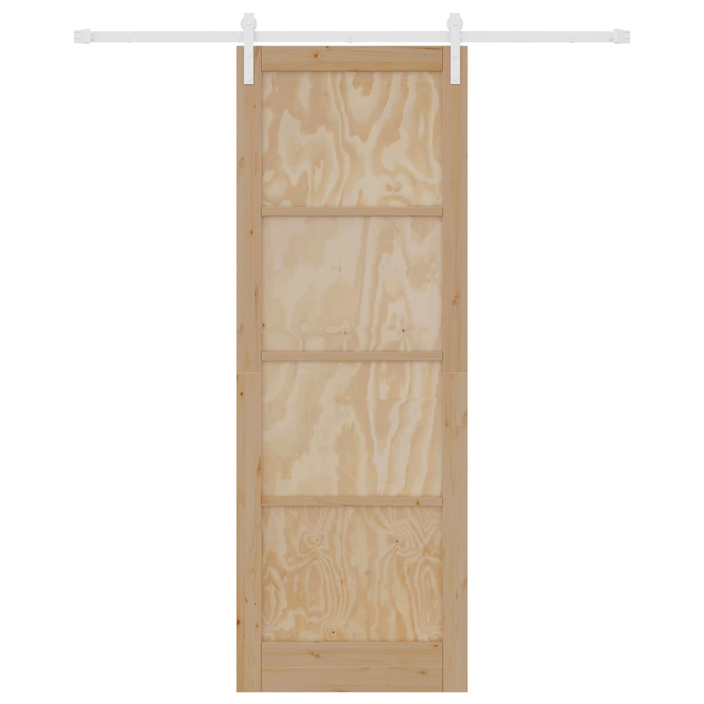 Schuifdeur Natuurlijk en Wit 83 x 232 cm Massief grenenhout is nu te koop bij PeponiXL, paradijselijk wonen!
