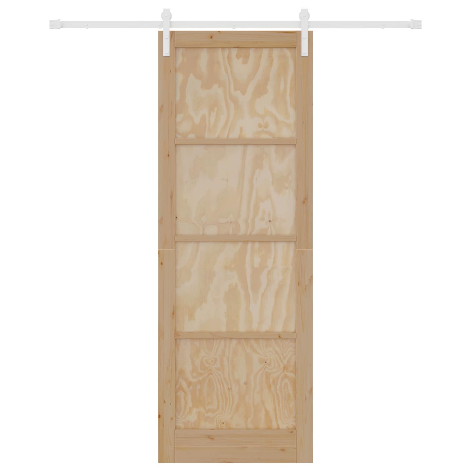 Schuifdeur Natuurlijk en Wit 83 x 232 cm Massief grenenhout is nu te koop bij PeponiXL, paradijselijk wonen!