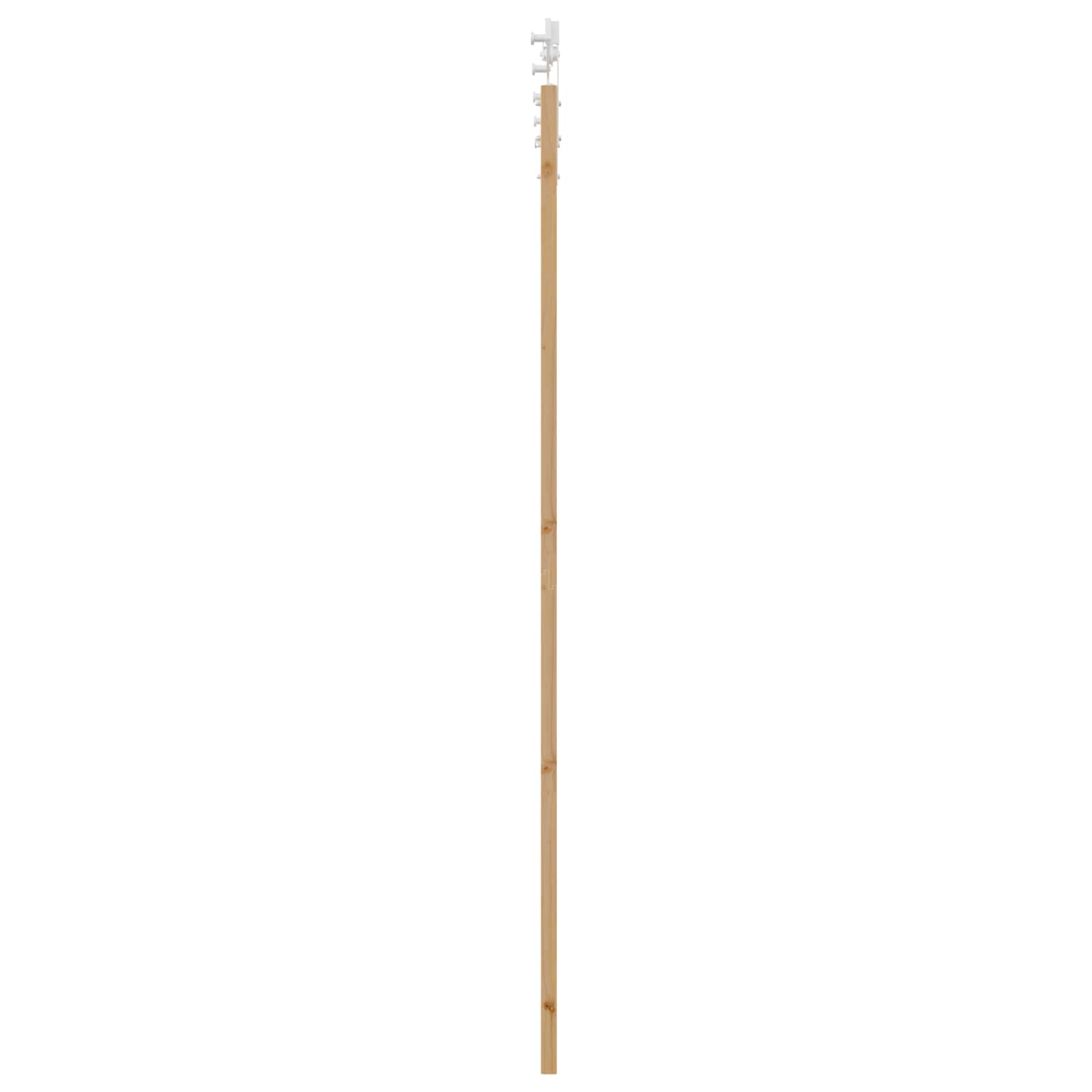 Schuifdeur Natuurlijk en Wit 83 x 232 cm Massief grenenhout is nu te koop bij PeponiXL, paradijselijk wonen!