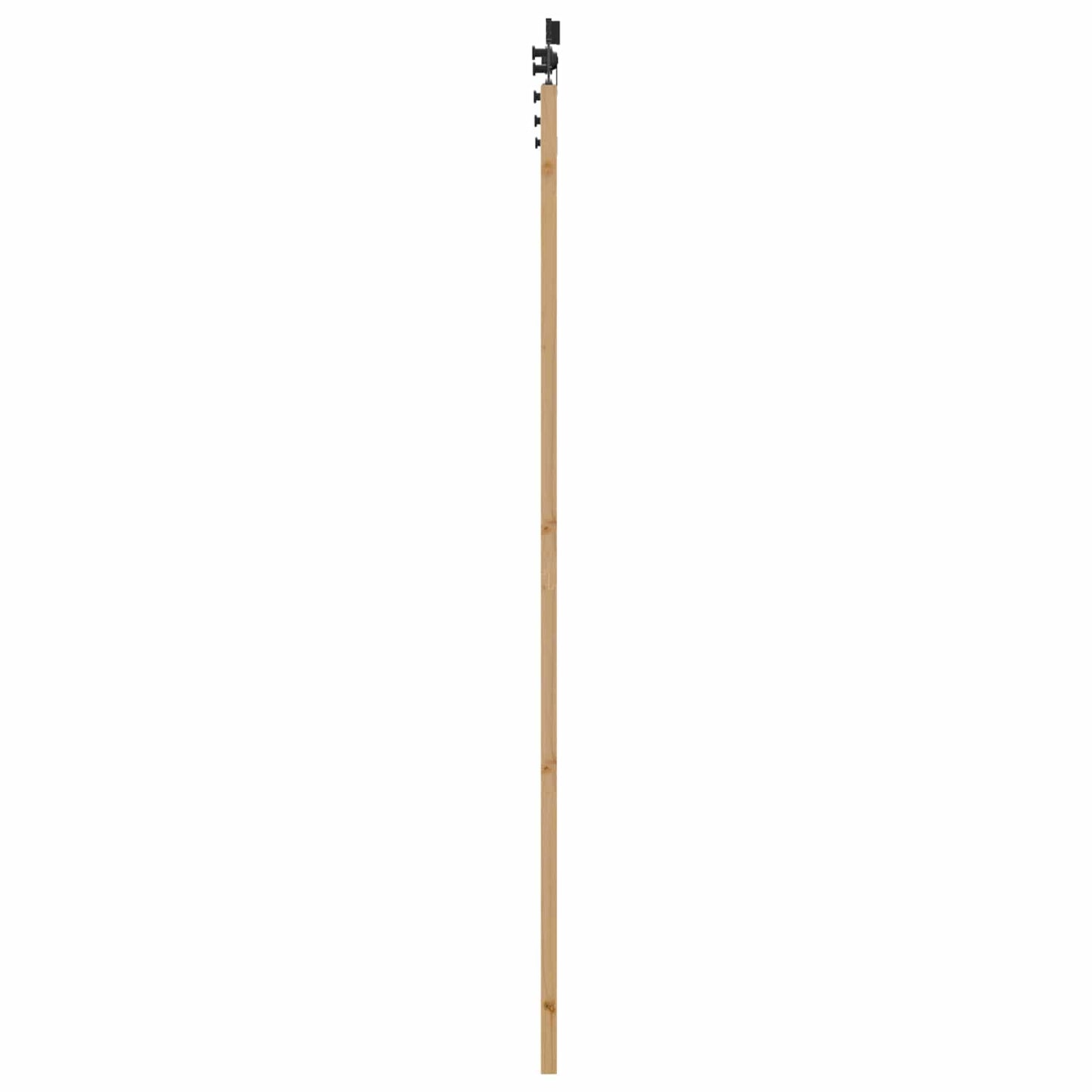 Schuifdeur Naturel en Zwart 83 x 232 cm Massief grenenhout is nu te koop bij PeponiXL, paradijselijk wonen!