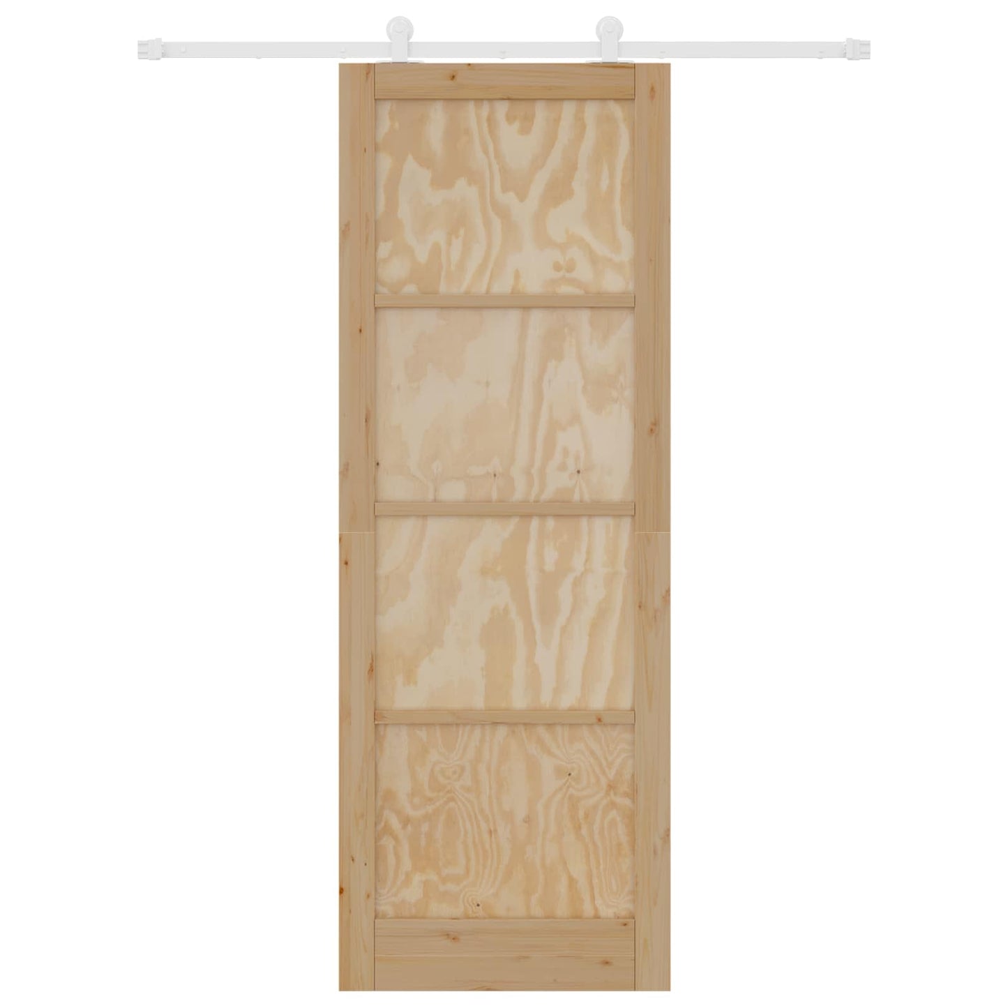 Schuifdeur Natuurlijk en Wit 83 x 232 cm Massief grenenhout is nu te koop bij PeponiXL, paradijselijk wonen!