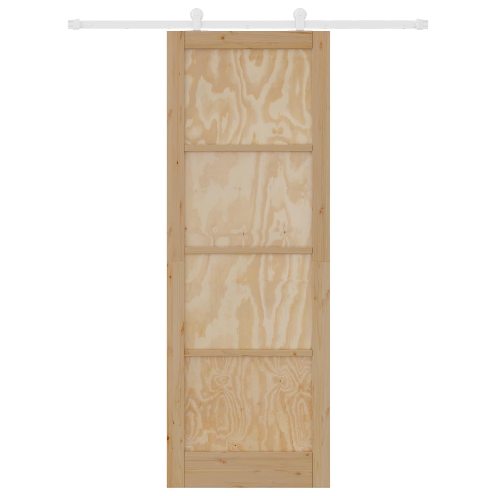 Schuifdeur Natuurlijk en Wit 83 x 232 cm Massief grenenhout is nu te koop bij PeponiXL, paradijselijk wonen!