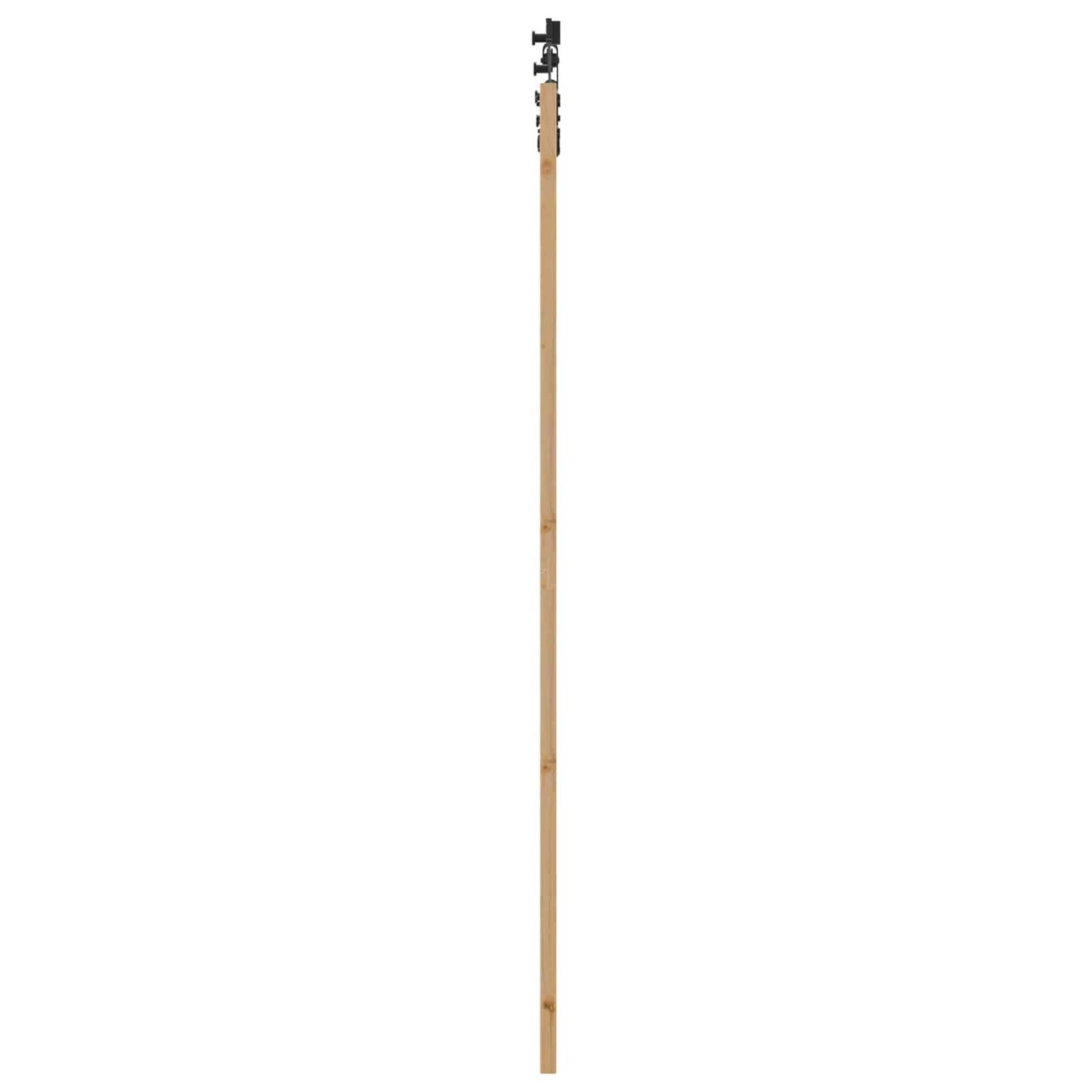 Schuifdeur Naturel en Zwart 83 x 232 cm Massief grenenhout is nu te koop bij PeponiXL, paradijselijk wonen!