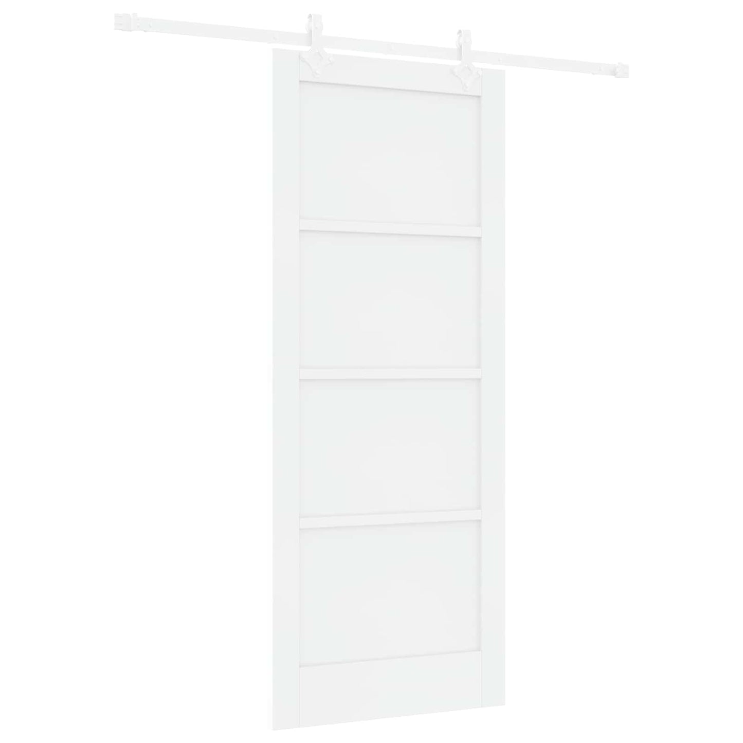Schuifdeur Wit 83 x 202 cm Massief grenenhout is nu te koop bij PeponiXL, paradijselijk wonen!