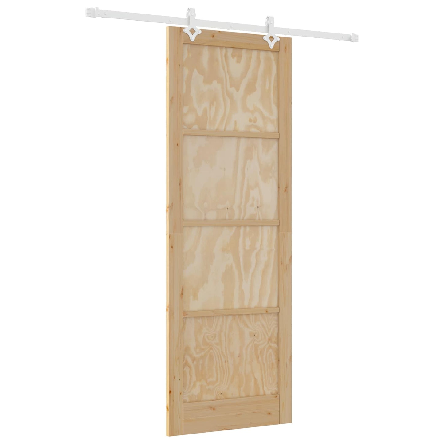 Schuifdeur Natuurlijk en Wit 83 x 232 cm Massief grenenhout is nu te koop bij PeponiXL, paradijselijk wonen!