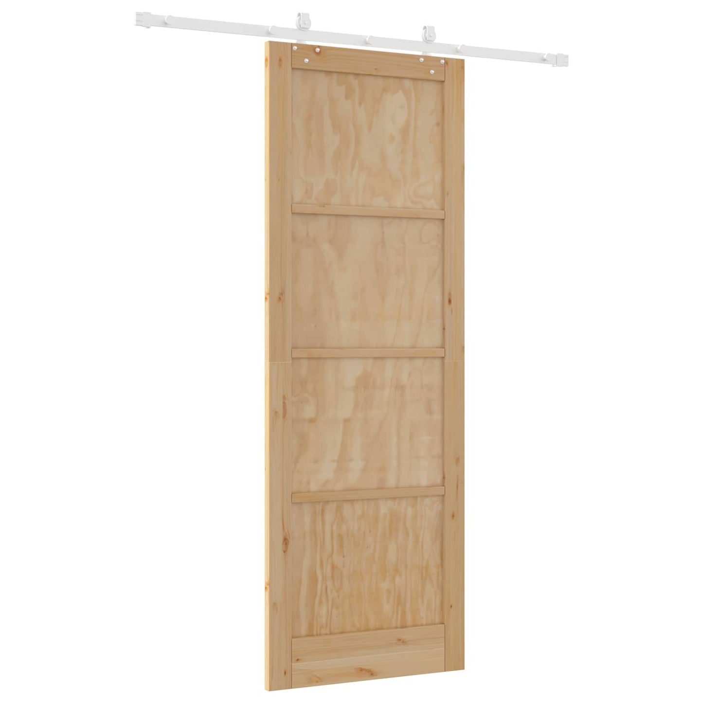 Schuifdeur Natuurlijk en Wit 83 x 232 cm Massief grenenhout is nu te koop bij PeponiXL, paradijselijk wonen!