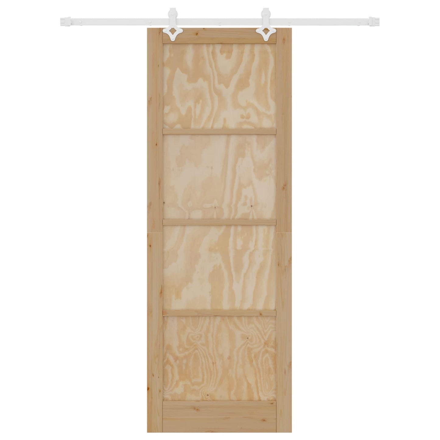 Schuifdeur Natuurlijk en Wit 83 x 232 cm Massief grenenhout is nu te koop bij PeponiXL, paradijselijk wonen!