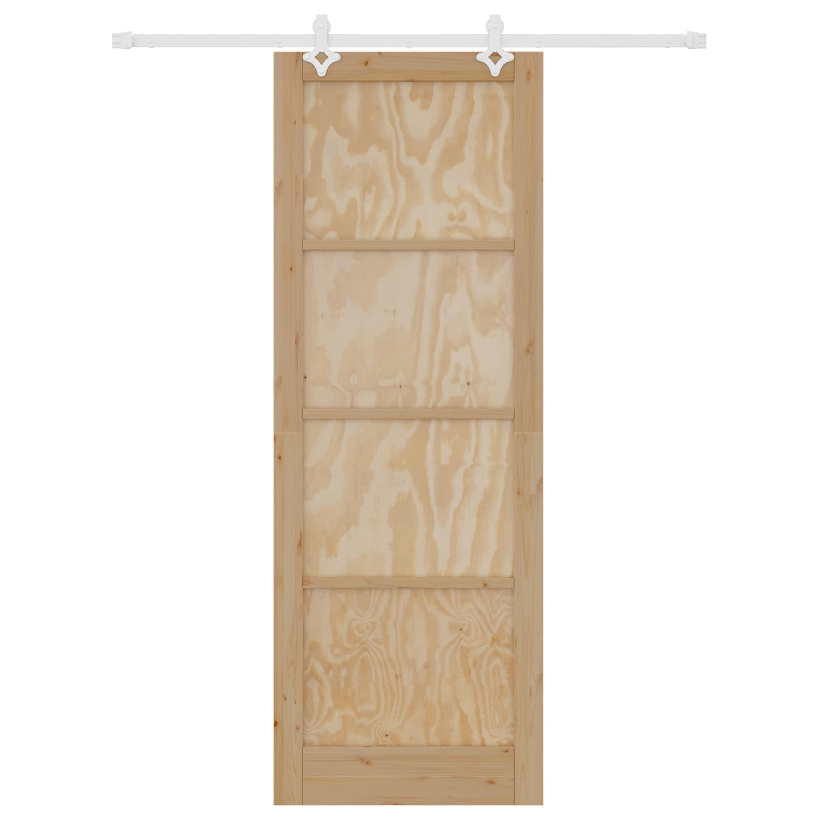 Schuifdeur Natuurlijk en Wit 83 x 232 cm Massief grenenhout is nu te koop bij PeponiXL, paradijselijk wonen!