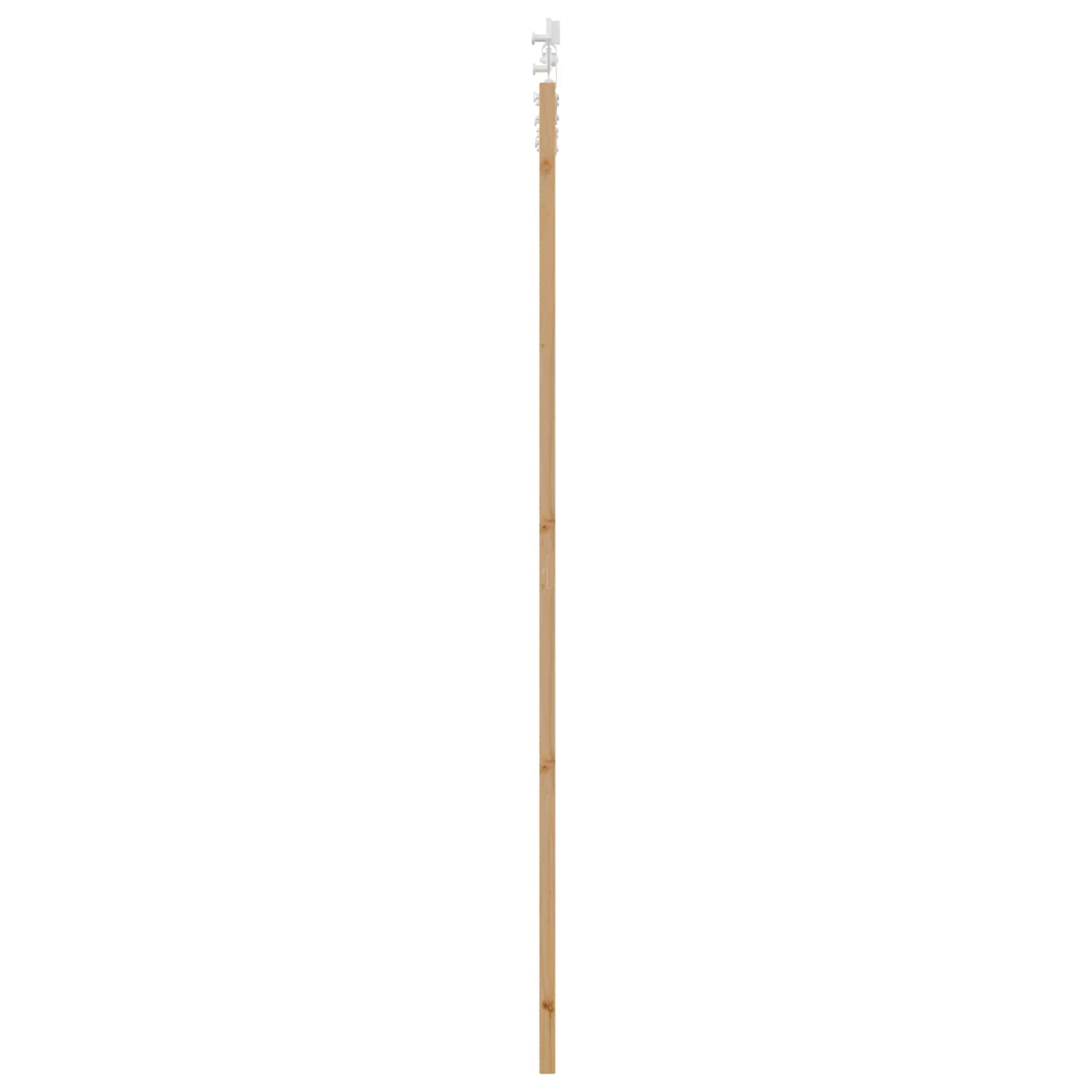 Schuifdeur Natuurlijk en Wit 83 x 232 cm Massief grenenhout is nu te koop bij PeponiXL, paradijselijk wonen!
