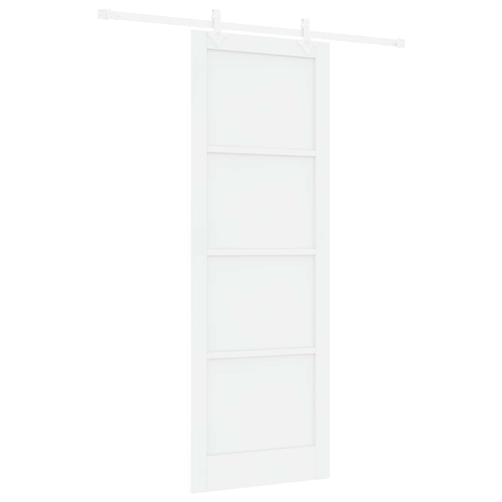 Schuifdeur Wit 83 x 232 cm Massief grenenhout is nu te koop bij PeponiXL, paradijselijk wonen!