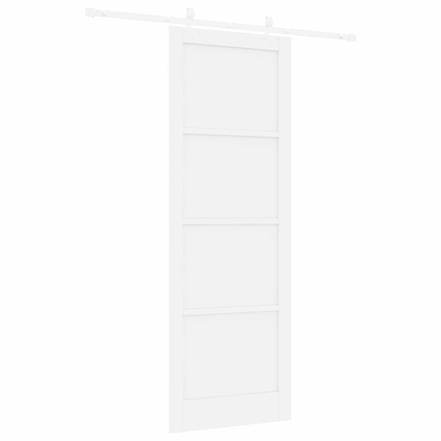 Schuifdeur Wit 83 x 232 cm Massief grenenhout is nu te koop bij PeponiXL, paradijselijk wonen!