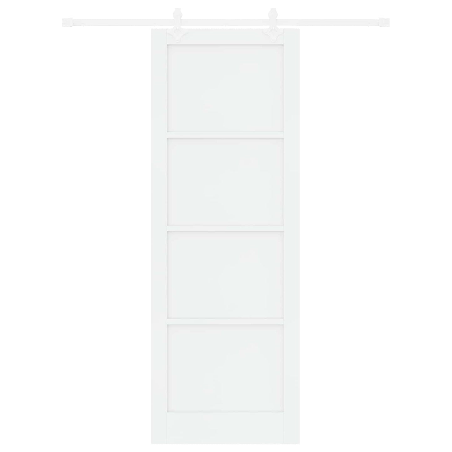 Schuifdeur Wit 83 x 232 cm Massief grenenhout is nu te koop bij PeponiXL, paradijselijk wonen!
