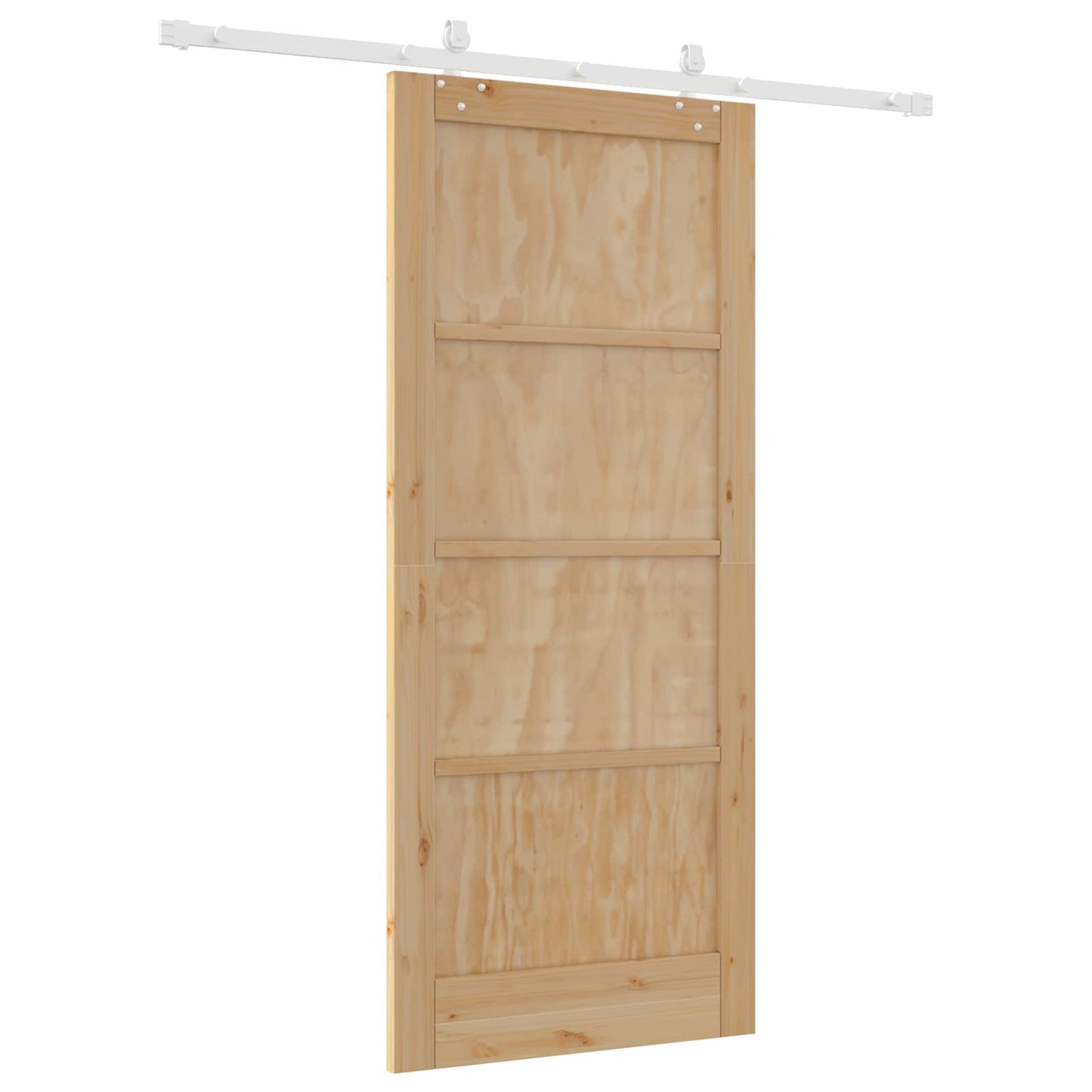 Schuifdeur Natuurlijk en Wit 86 x 198,5 cm Massief grenenhout is nu te koop bij PeponiXL, paradijselijk wonen!