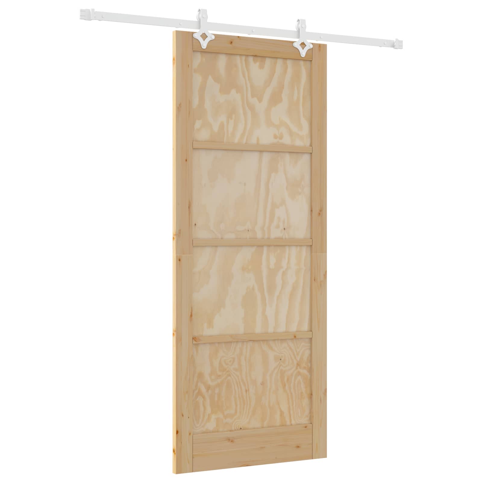 Schuifdeur Natuurlijk en Wit 86 x 211 cm Massief grenenhout is nu te koop bij PeponiXL, paradijselijk wonen!