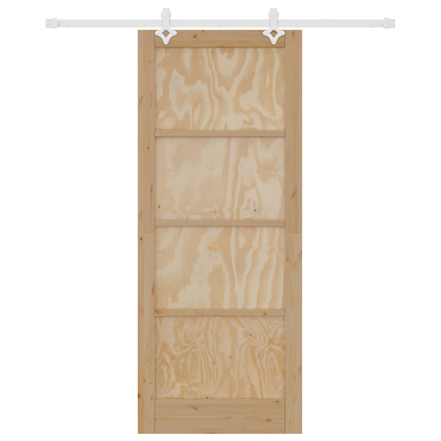Schuifdeur Natuurlijk en Wit 86 x 211 cm Massief grenenhout is nu te koop bij PeponiXL, paradijselijk wonen!