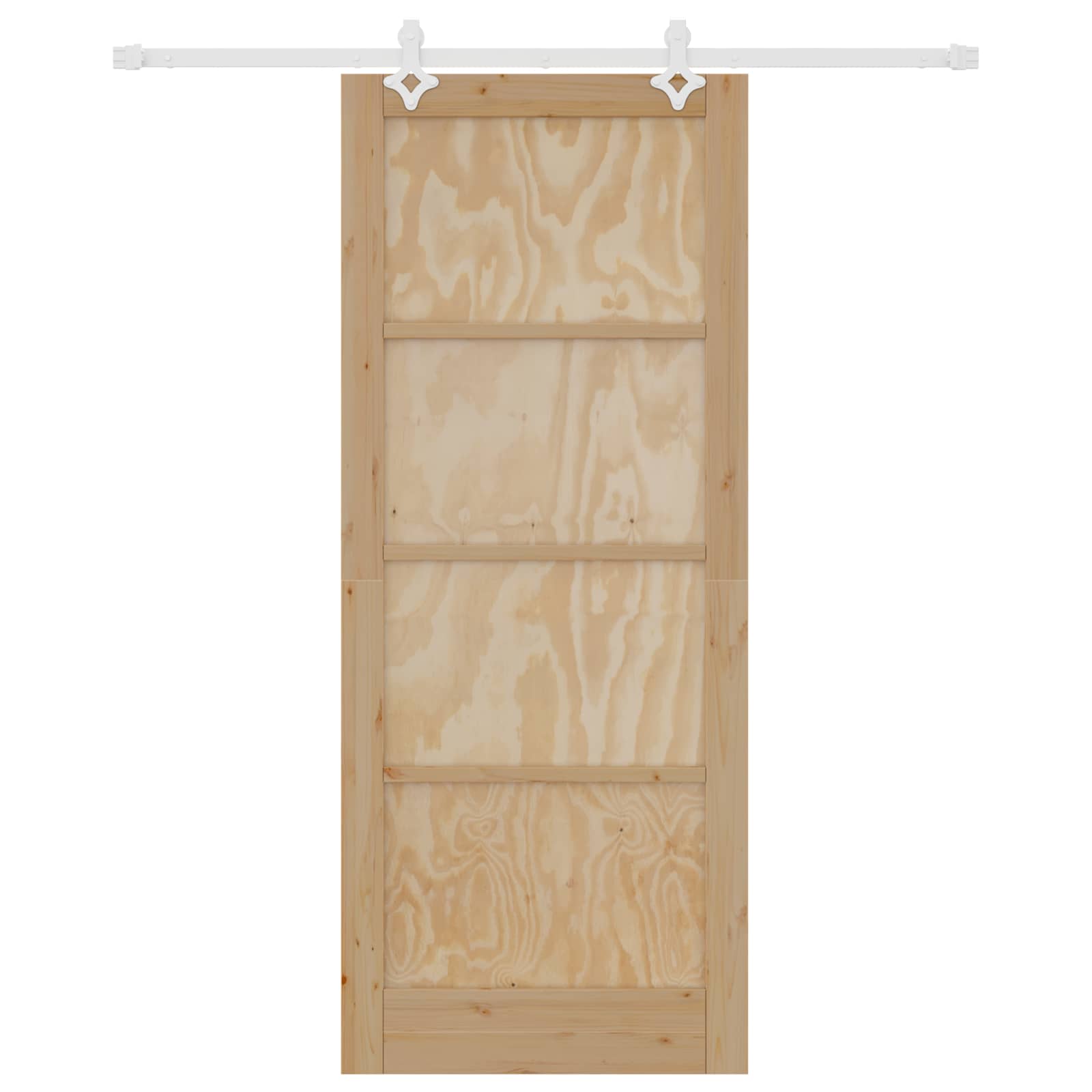 Schuifdeur Natuurlijk en Wit 86 x 211 cm Massief grenenhout is nu te koop bij PeponiXL, paradijselijk wonen!