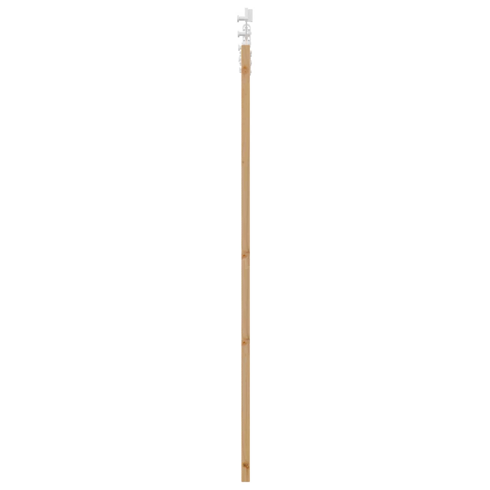 Schuifdeur Natuurlijk en Wit 61 x 198,5 cm Massief grenenhout is nu te koop bij PeponiXL, paradijselijk wonen!