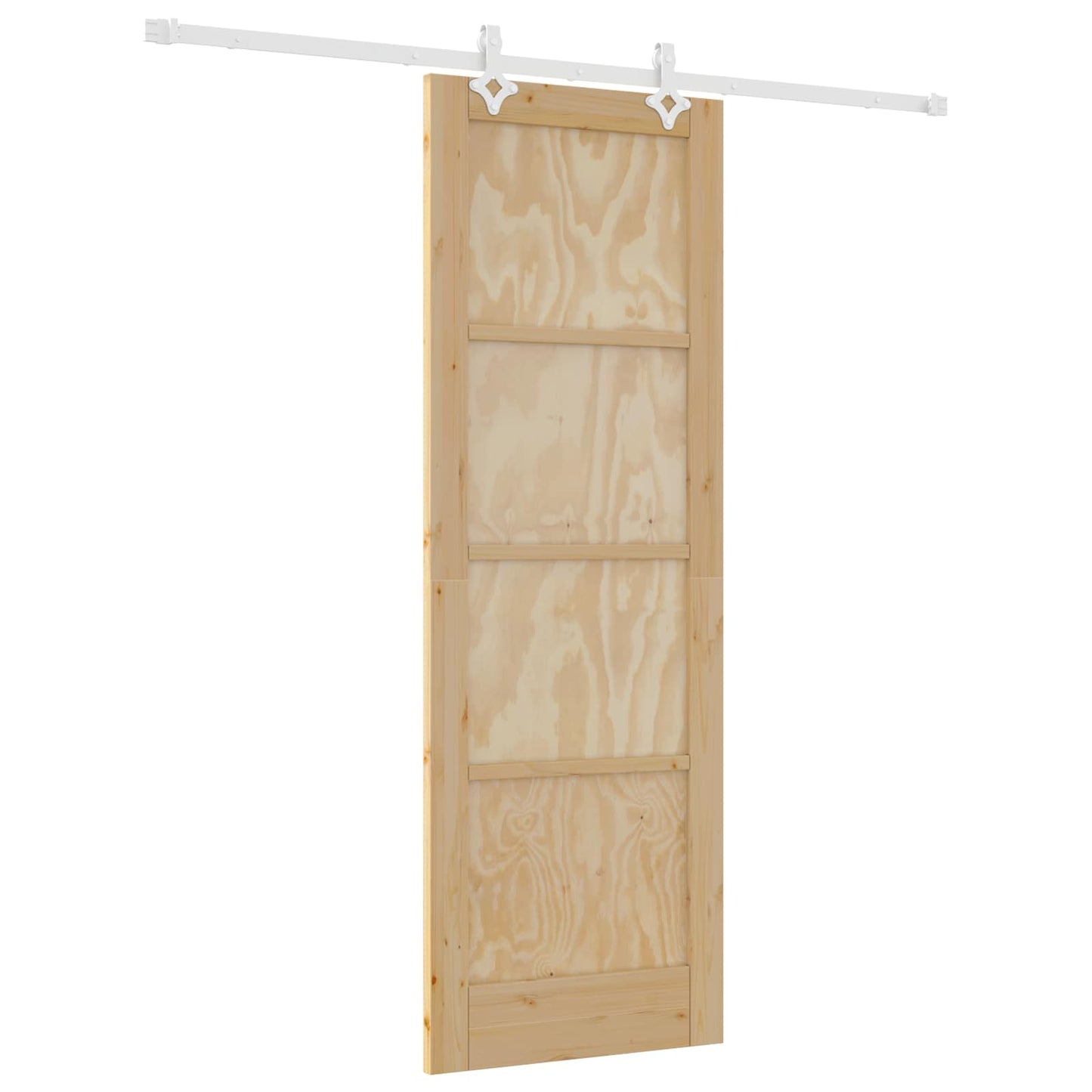 Schuifdeur Natuurlijk en Wit 73,5 x 211 cm Massief grenenhout is nu te koop bij PeponiXL, paradijselijk wonen!
