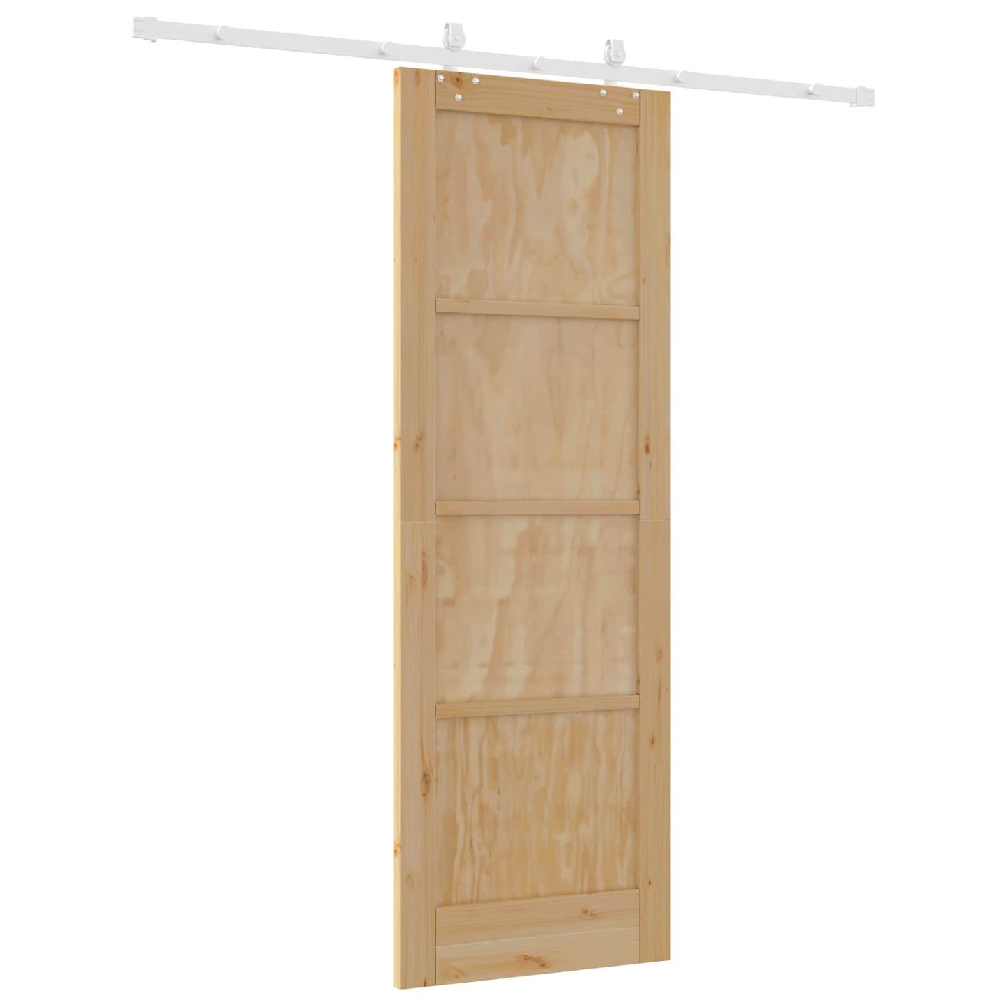 Schuifdeur Natuurlijk en Wit 73,5 x 211 cm Massief grenenhout is nu te koop bij PeponiXL, paradijselijk wonen!