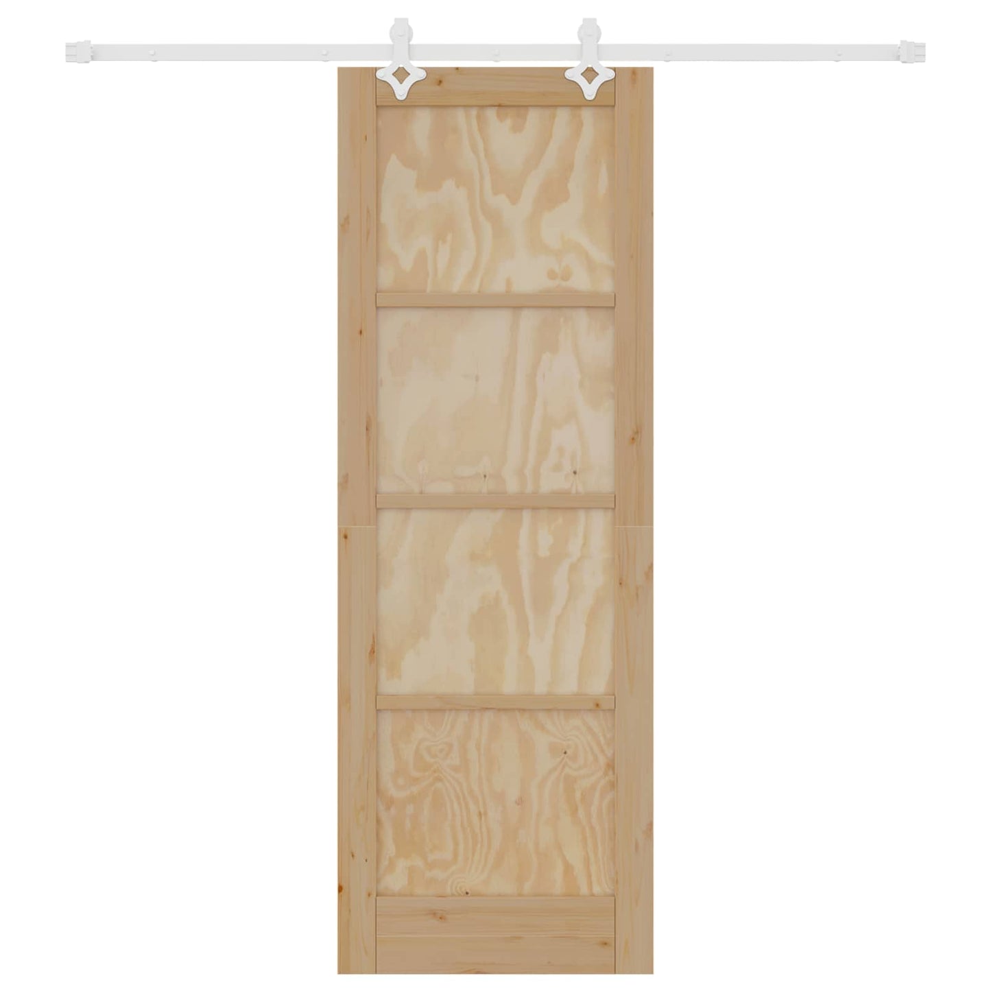 Schuifdeur Natuurlijk en Wit 73,5 x 211 cm Massief grenenhout is nu te koop bij PeponiXL, paradijselijk wonen!