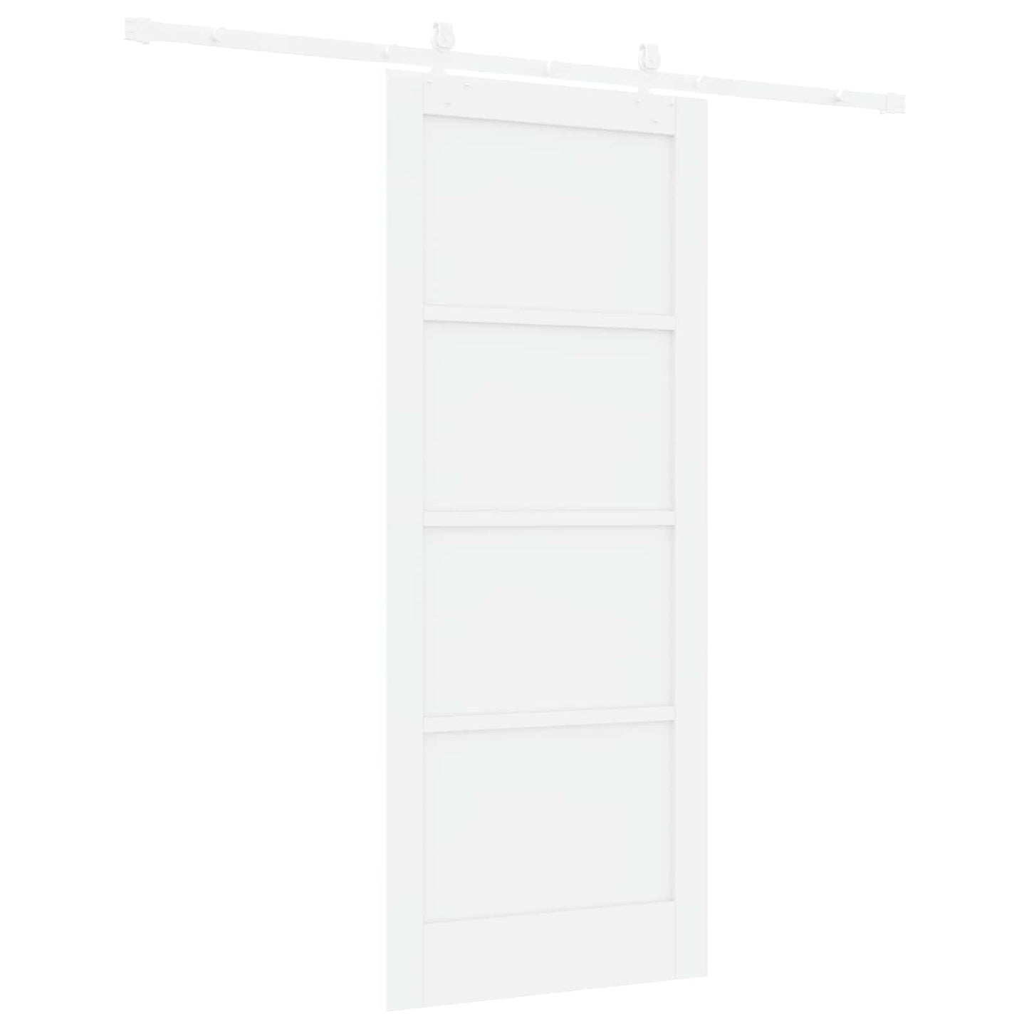 Schuifdeur Wit 83 x 202 cm Massief grenenhout is nu te koop bij PeponiXL, paradijselijk wonen!