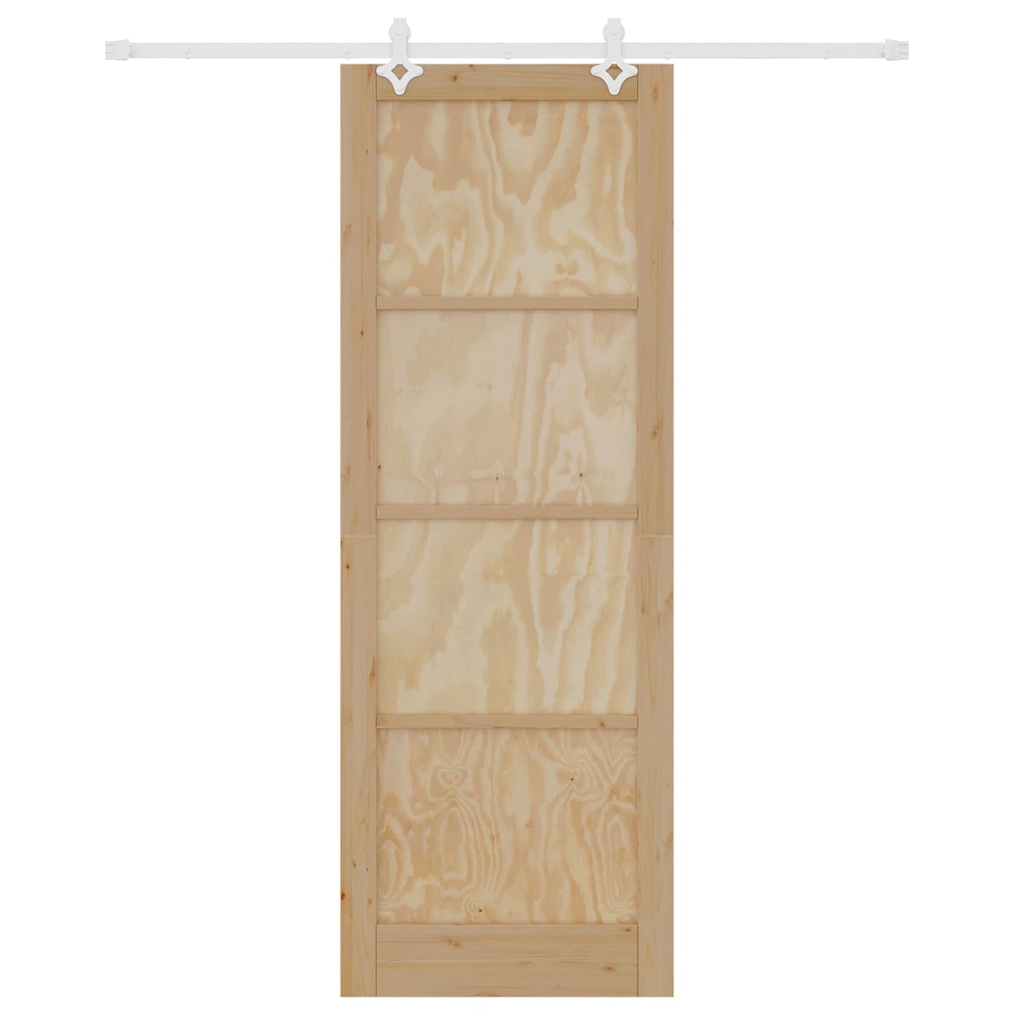 Schuifdeur Natuurlijk en Wit 83 x 232 cm Massief grenenhout is nu te koop bij PeponiXL, paradijselijk wonen!