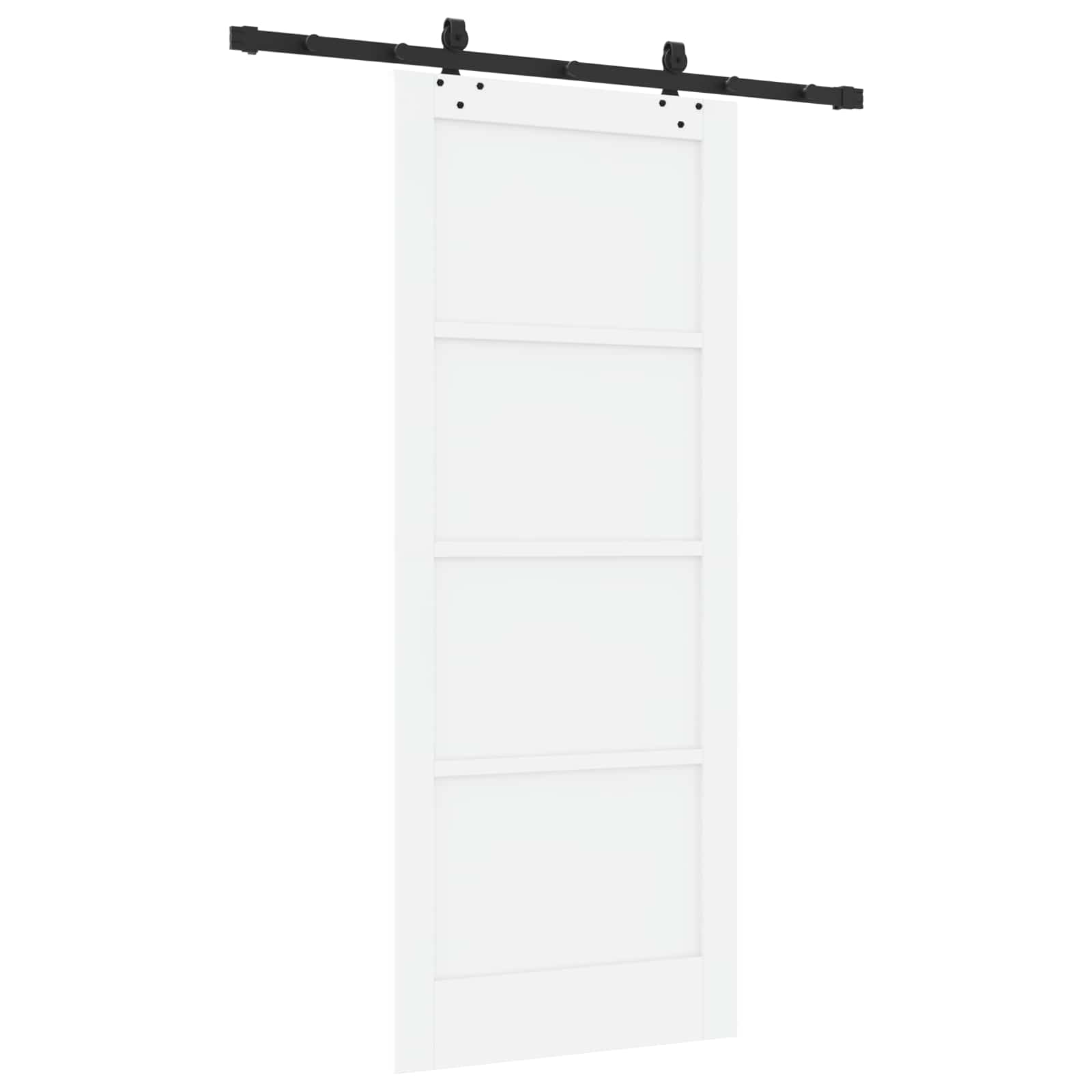 Schuifdeur ORKDAL Wit 83 x 202 cm Massief grenenhout is nu te koop bij PeponiXL, paradijselijk wonen!