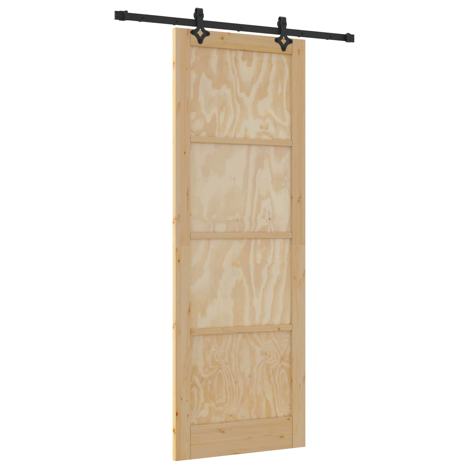 Schuifdeur ORKDAL Naturel 83 x 232 cm Massief grenenhout is nu te koop bij PeponiXL, paradijselijk wonen!