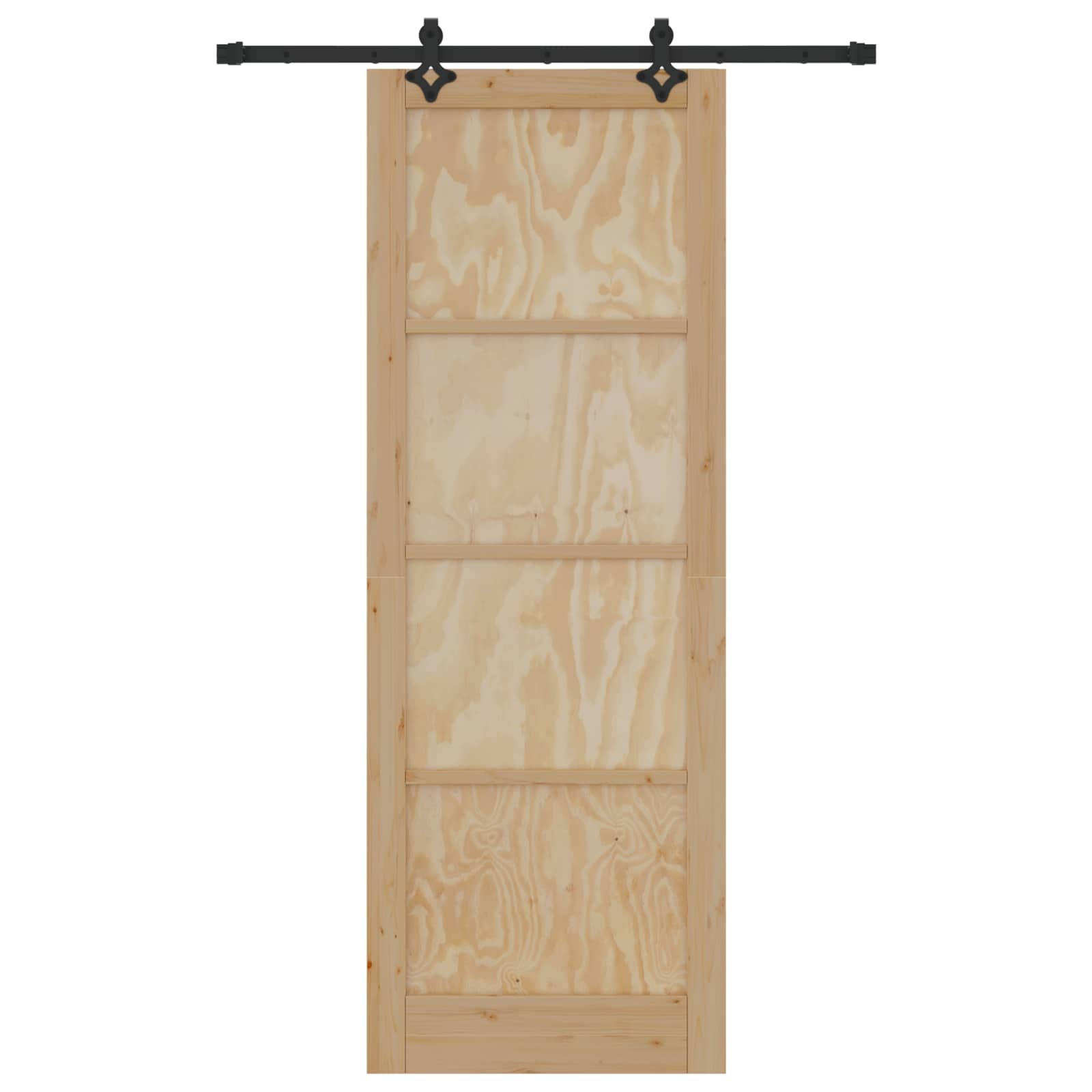 Schuifdeur ORKDAL Naturel 83 x 232 cm Massief grenenhout is nu te koop bij PeponiXL, paradijselijk wonen!