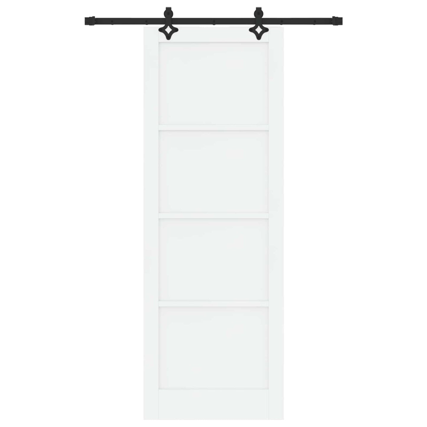 Schuifdeur ORKDAL Wit 83 x 232 cm Massief grenenhout is nu te koop bij PeponiXL, paradijselijk wonen!