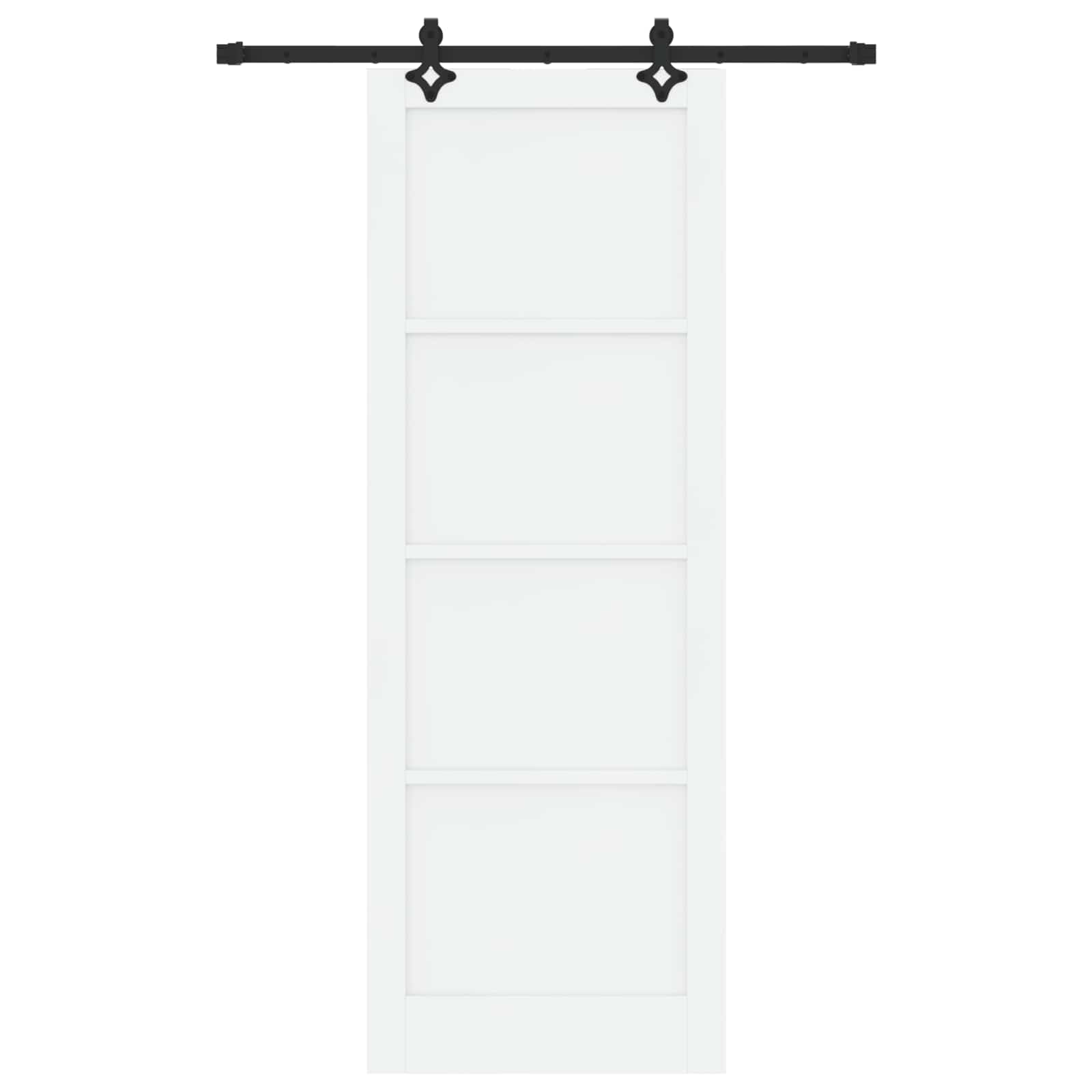 Schuifdeur ORKDAL Wit 83 x 232 cm Massief grenenhout is nu te koop bij PeponiXL, paradijselijk wonen!