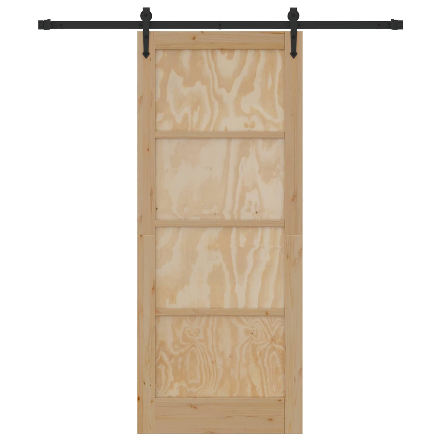 Schuifdeur ORKDAL Naturel en Zwart 83 x 202 cm is nu te koop bij PeponiXL, paradijselijk wonen!