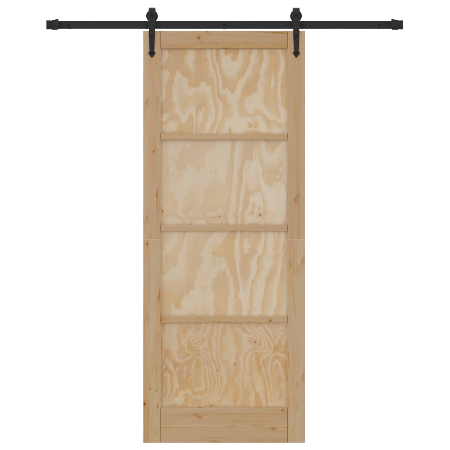 Schuifdeur ORKDAL Naturel en Zwart 83 x 211 cm is nu te koop bij PeponiXL, paradijselijk wonen!