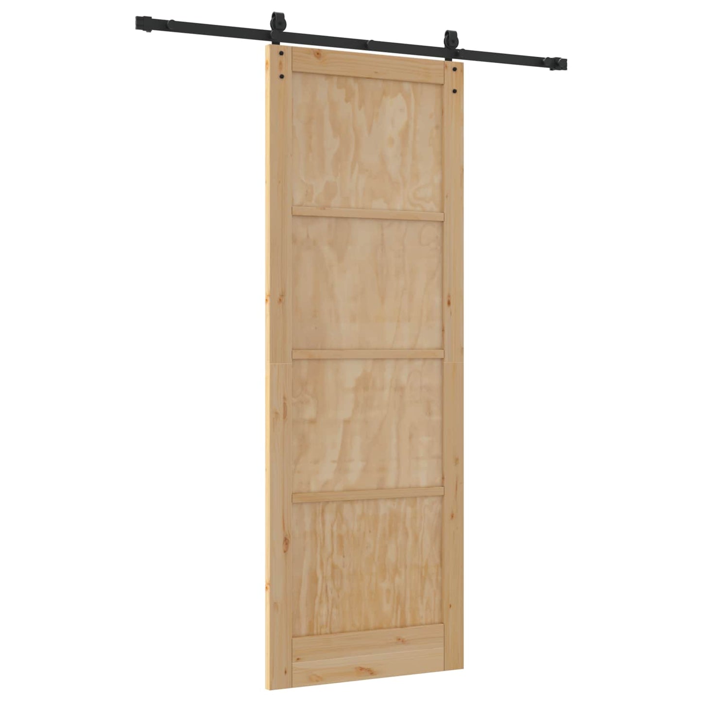 Schuifdeur ORKDAL Naturel en Zwart 83 x 232 cm is nu te koop bij PeponiXL, paradijselijk wonen!