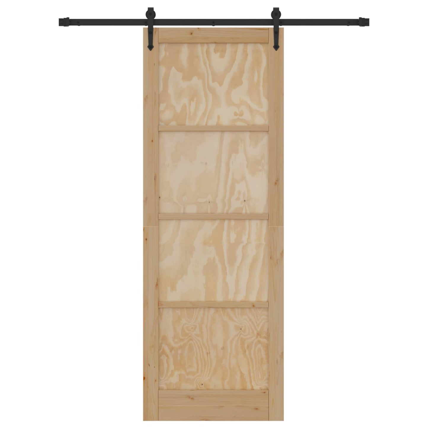 Schuifdeur ORKDAL Naturel en Zwart 83 x 232 cm is nu te koop bij PeponiXL, paradijselijk wonen!