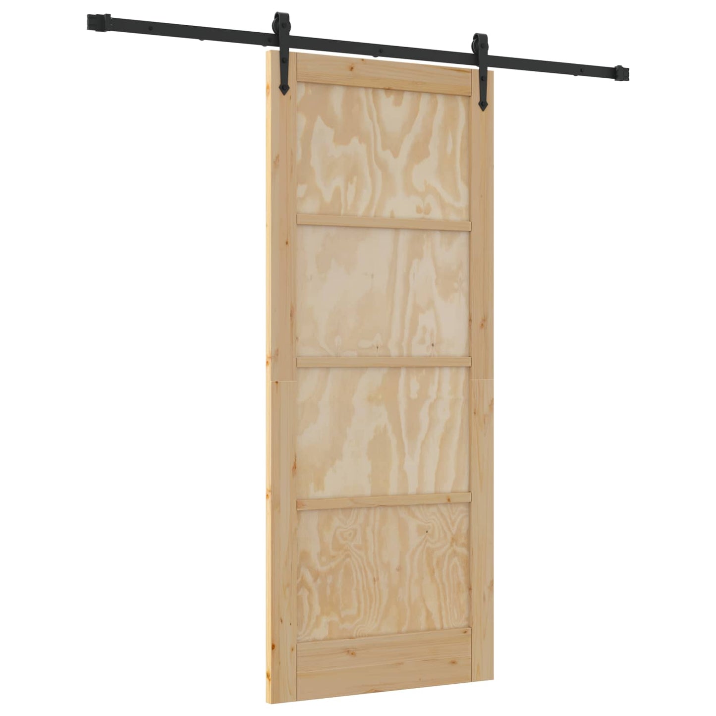 Schuifdeur ORKDAL Naturel en Zwart 83 x 202 cm is nu te koop bij PeponiXL, paradijselijk wonen!