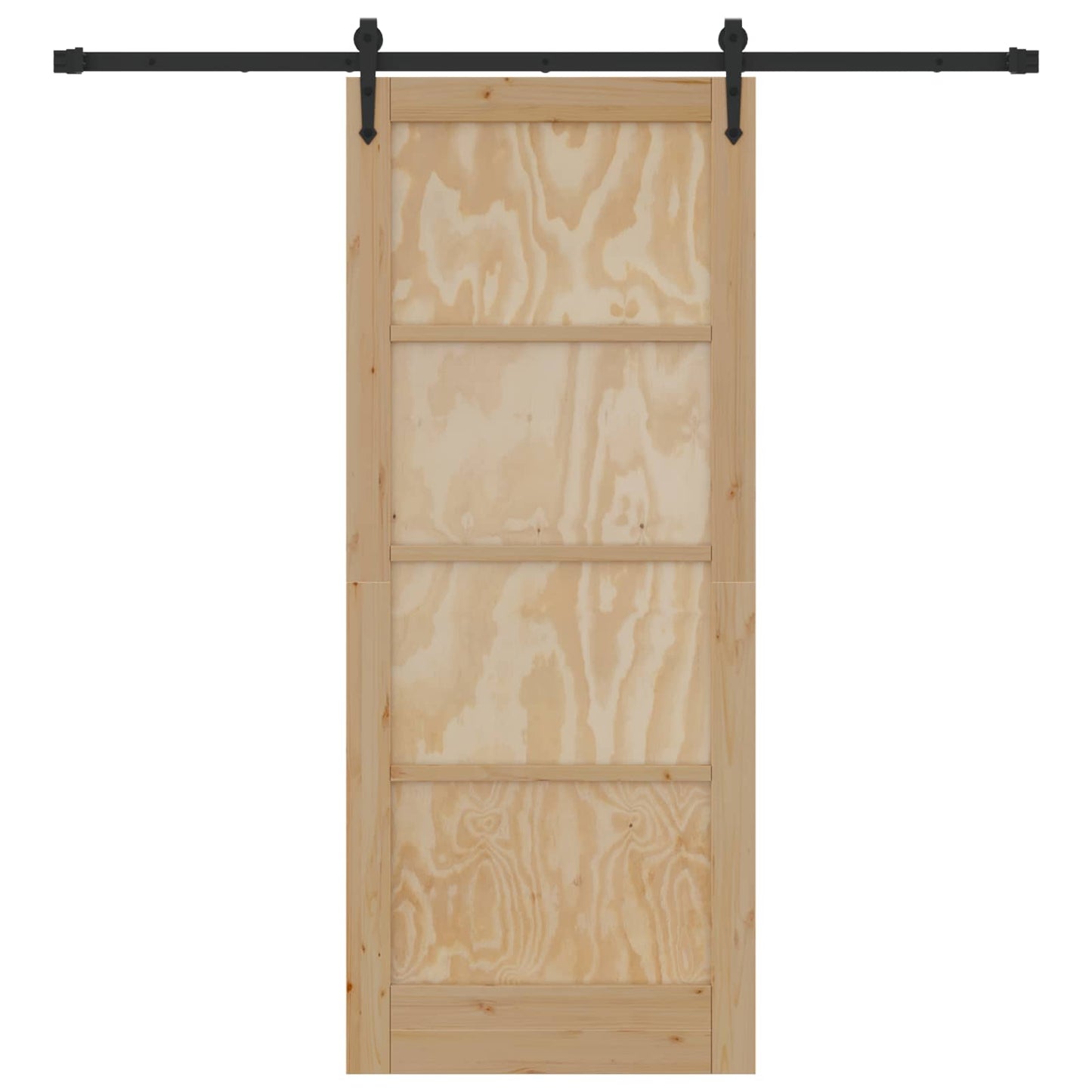 Schuifdeur ORKDAL Naturel en Zwart 83 x 202 cm is nu te koop bij PeponiXL, paradijselijk wonen!