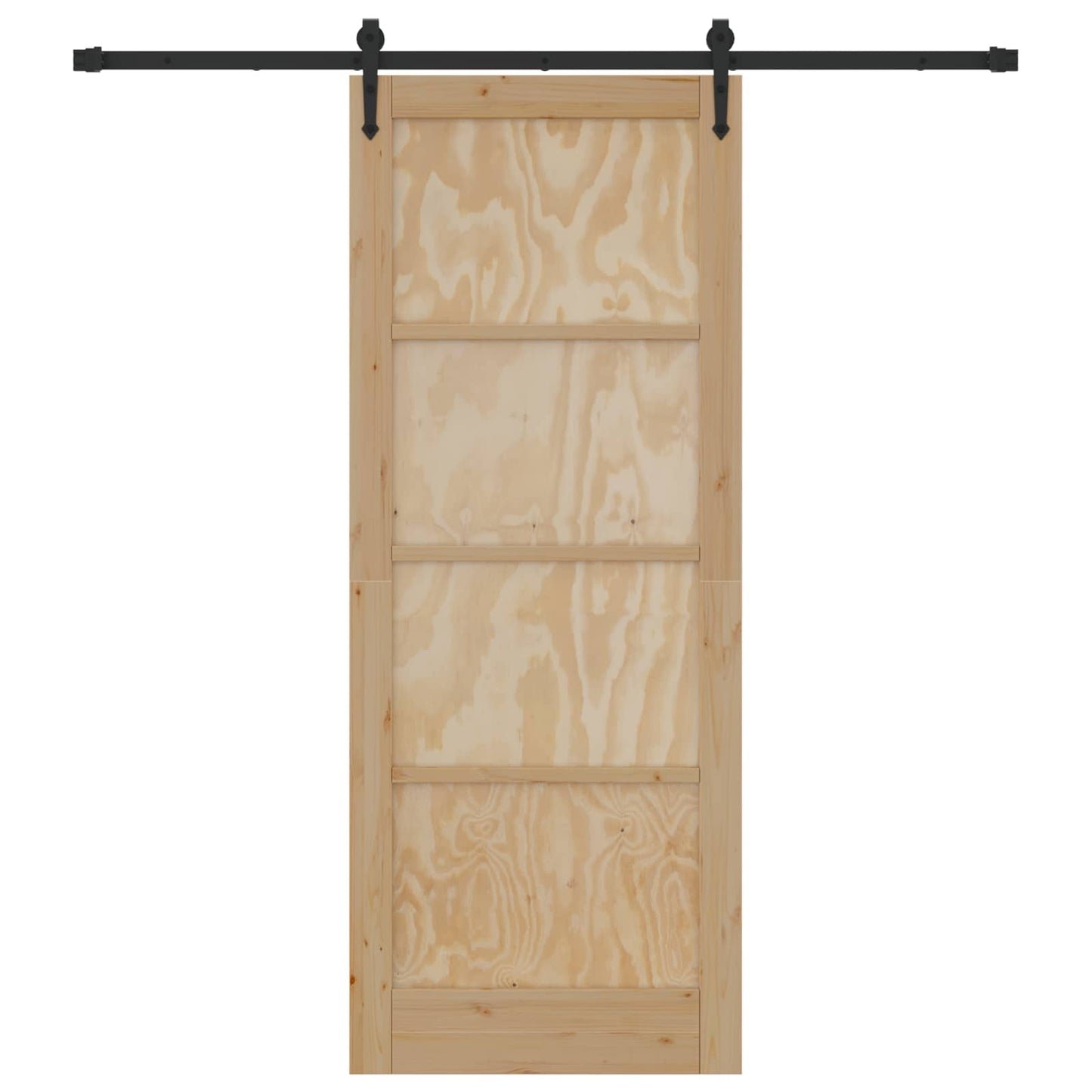 Schuifdeur ORKDAL Naturel en Zwart 83 x 211 cm is nu te koop bij PeponiXL, paradijselijk wonen!